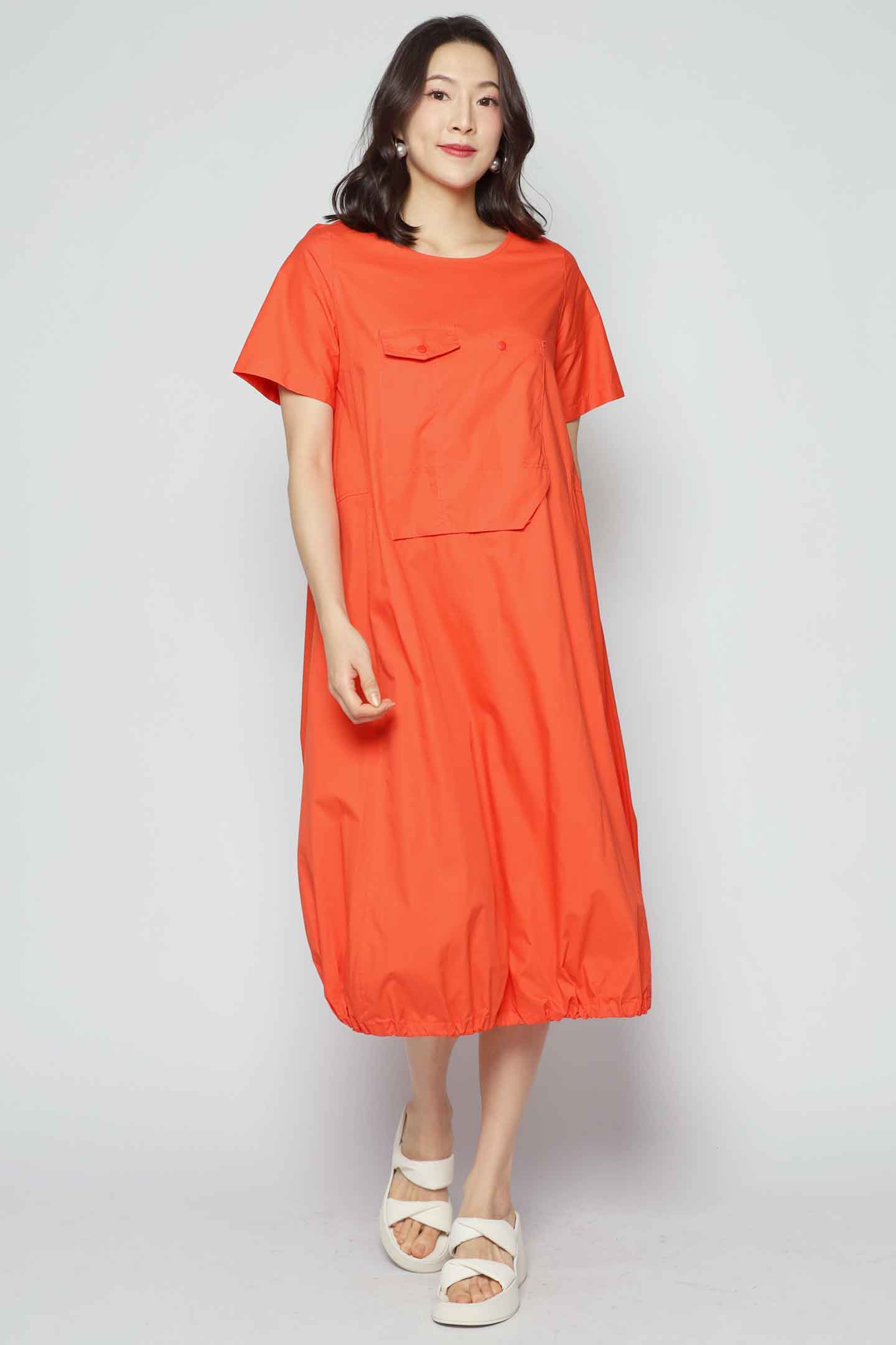 Xola Dress in Orange