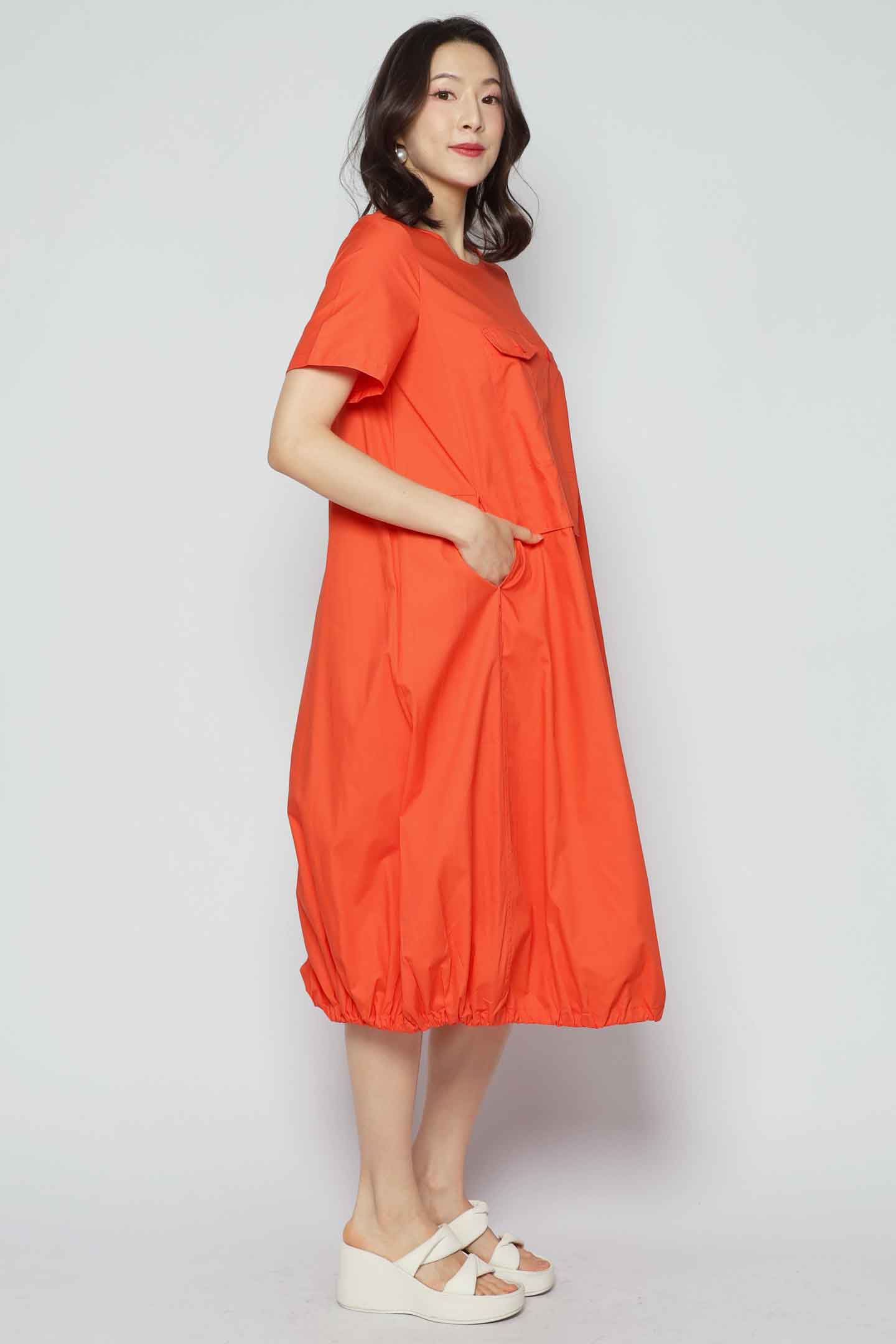 Xola Dress in Orange