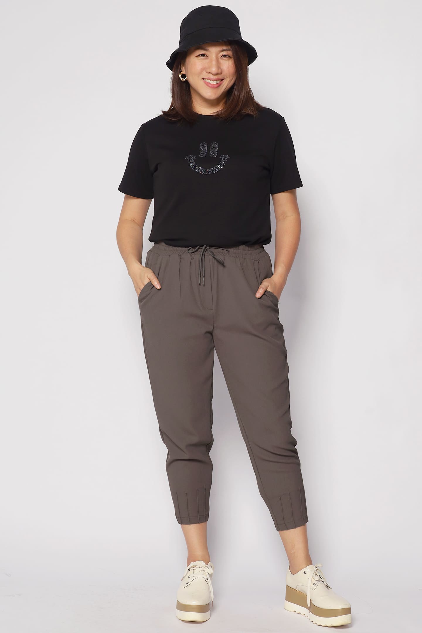 Yancy Pants in Grey