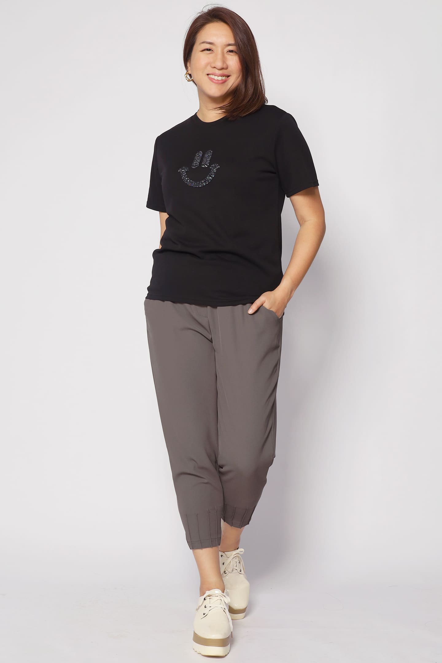 Yancy Pants in Grey