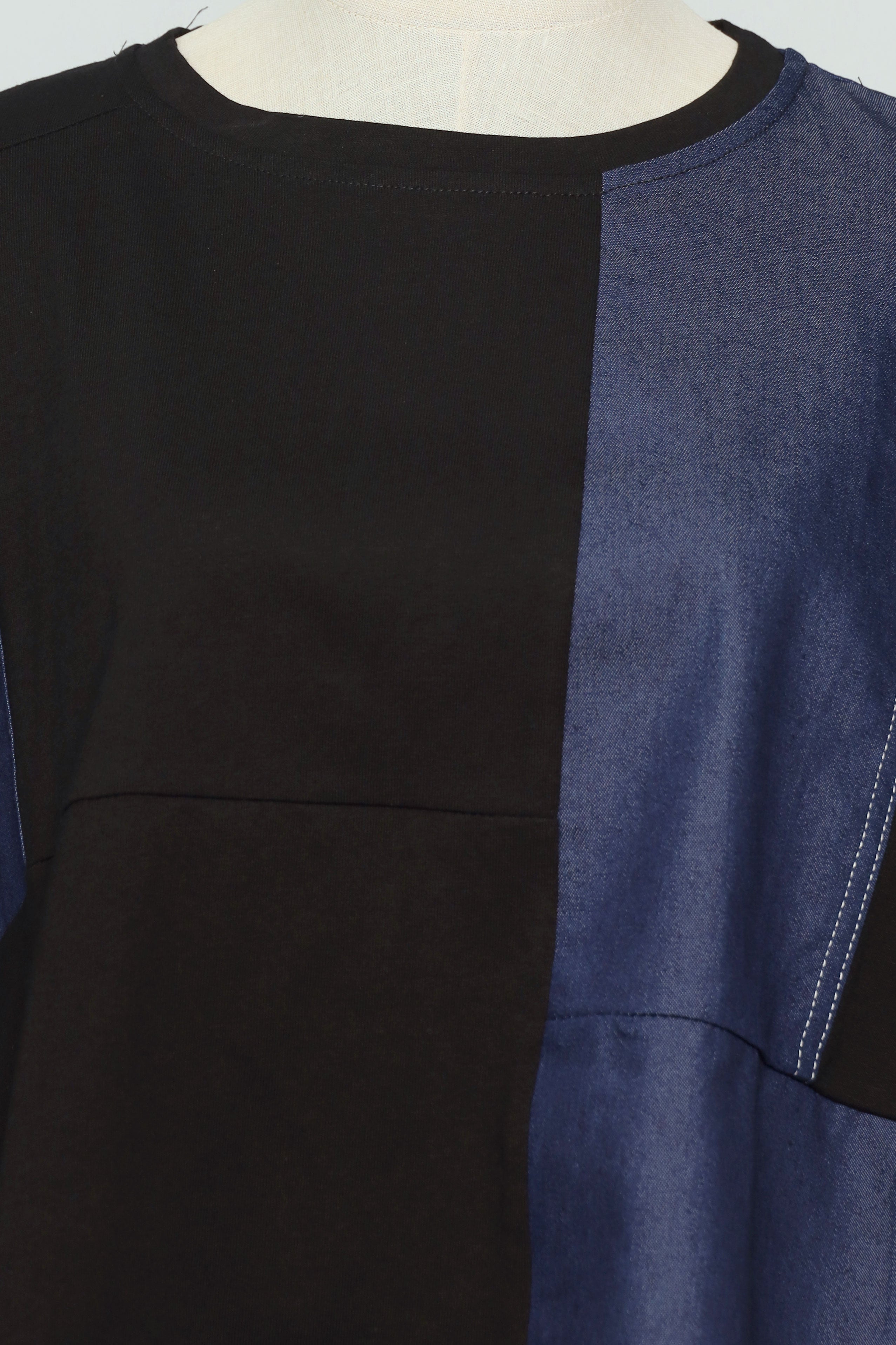 PO - Yaraelle Top in Black Denim