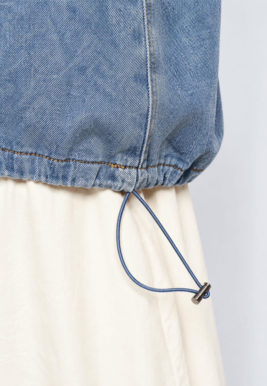 PO - Yoon Top in Black Denim