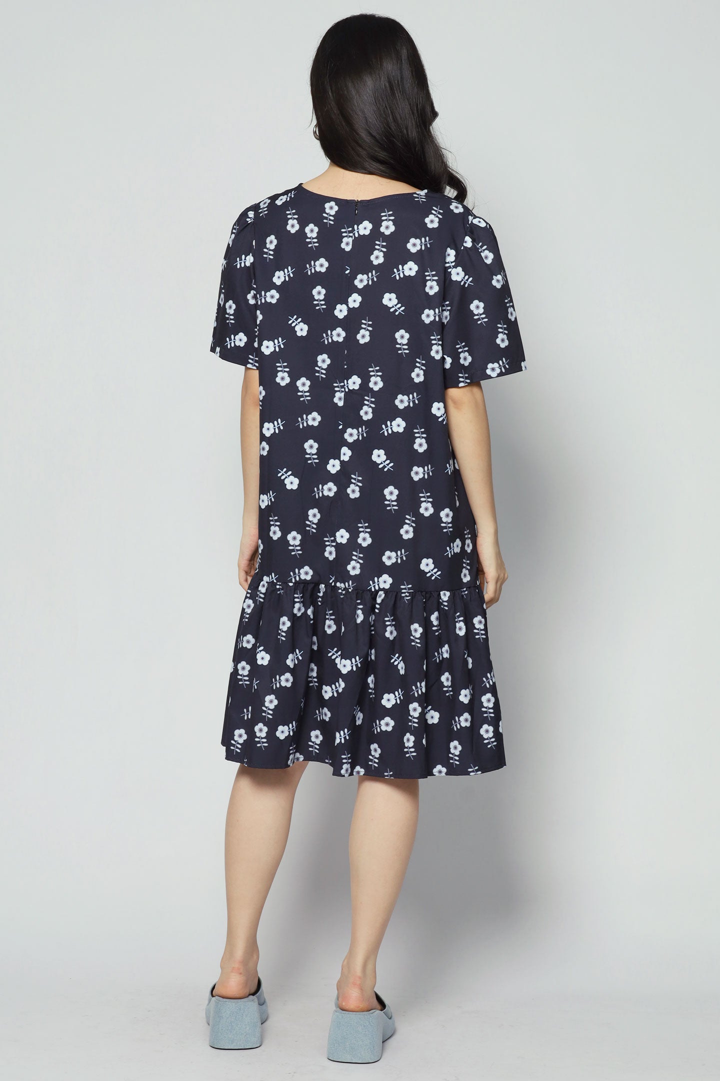 Yue Dress in Blue Serenade