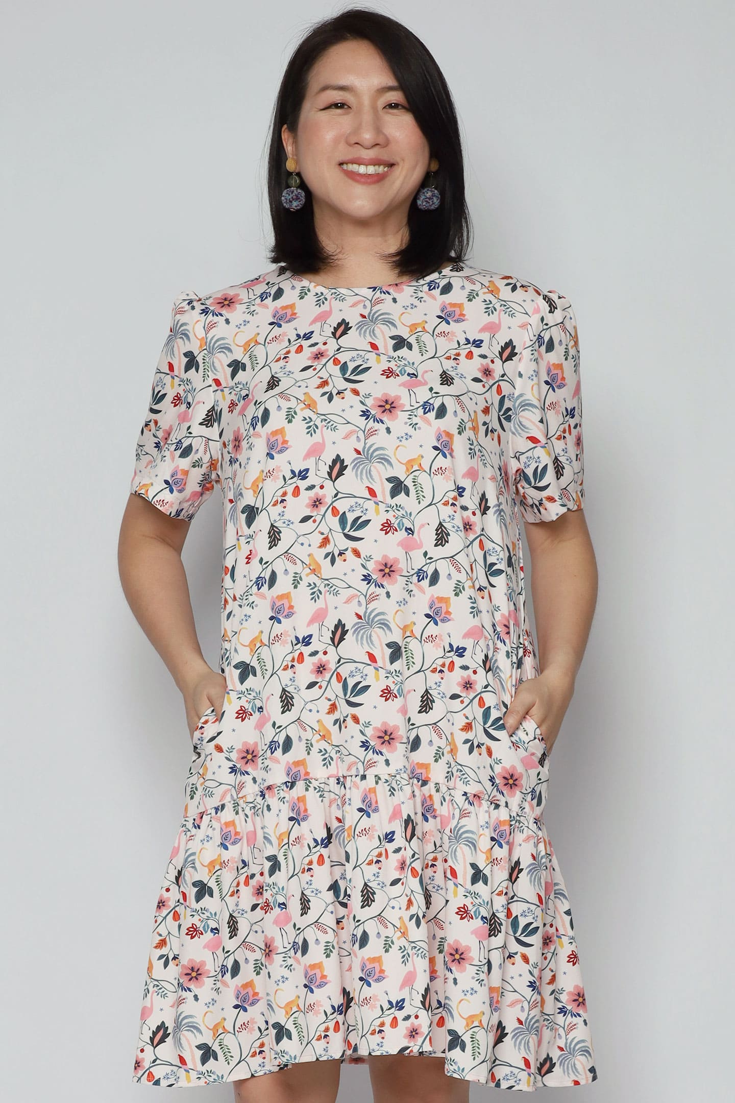 Yue Dress in Botanic Melody