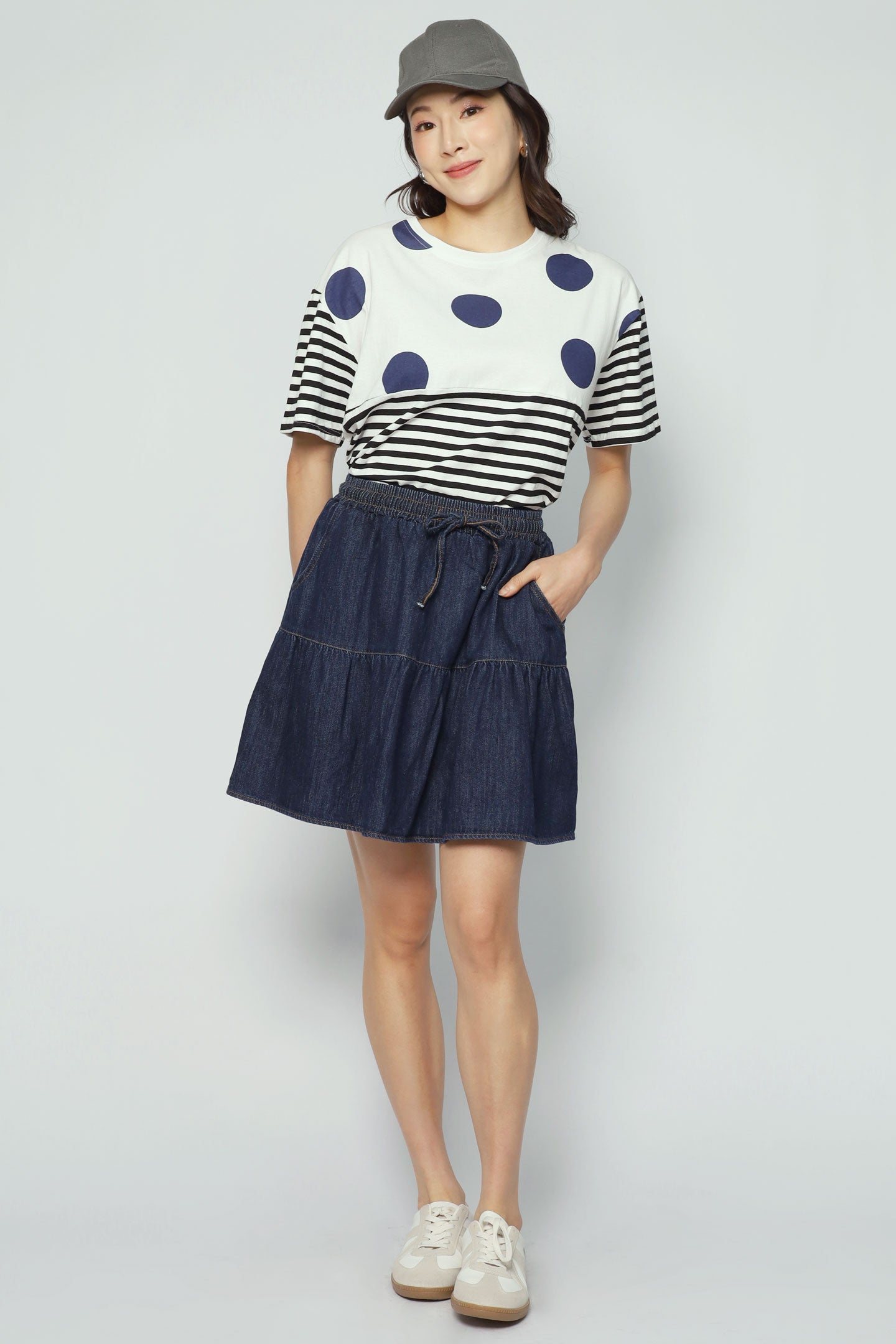 Backorders Zadie Skorts in Dark Denim