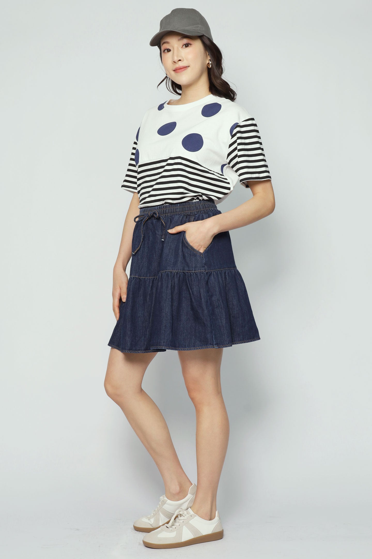 Backorders Zadie Skorts in Dark Denim