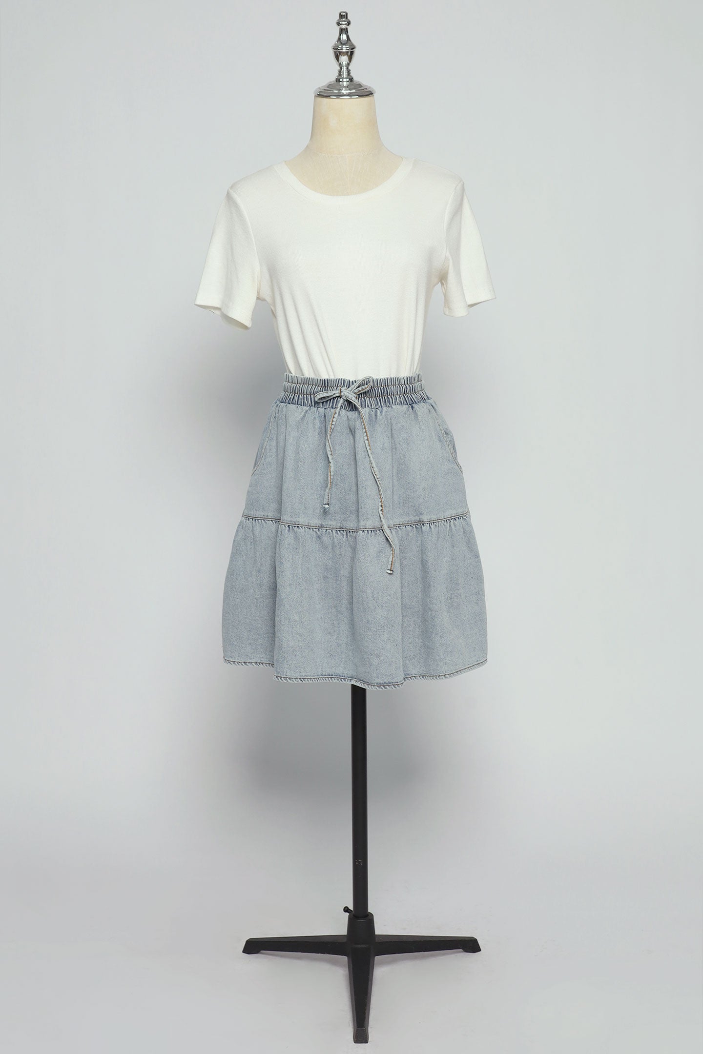 PO - Zadie Skorts in Light Denim