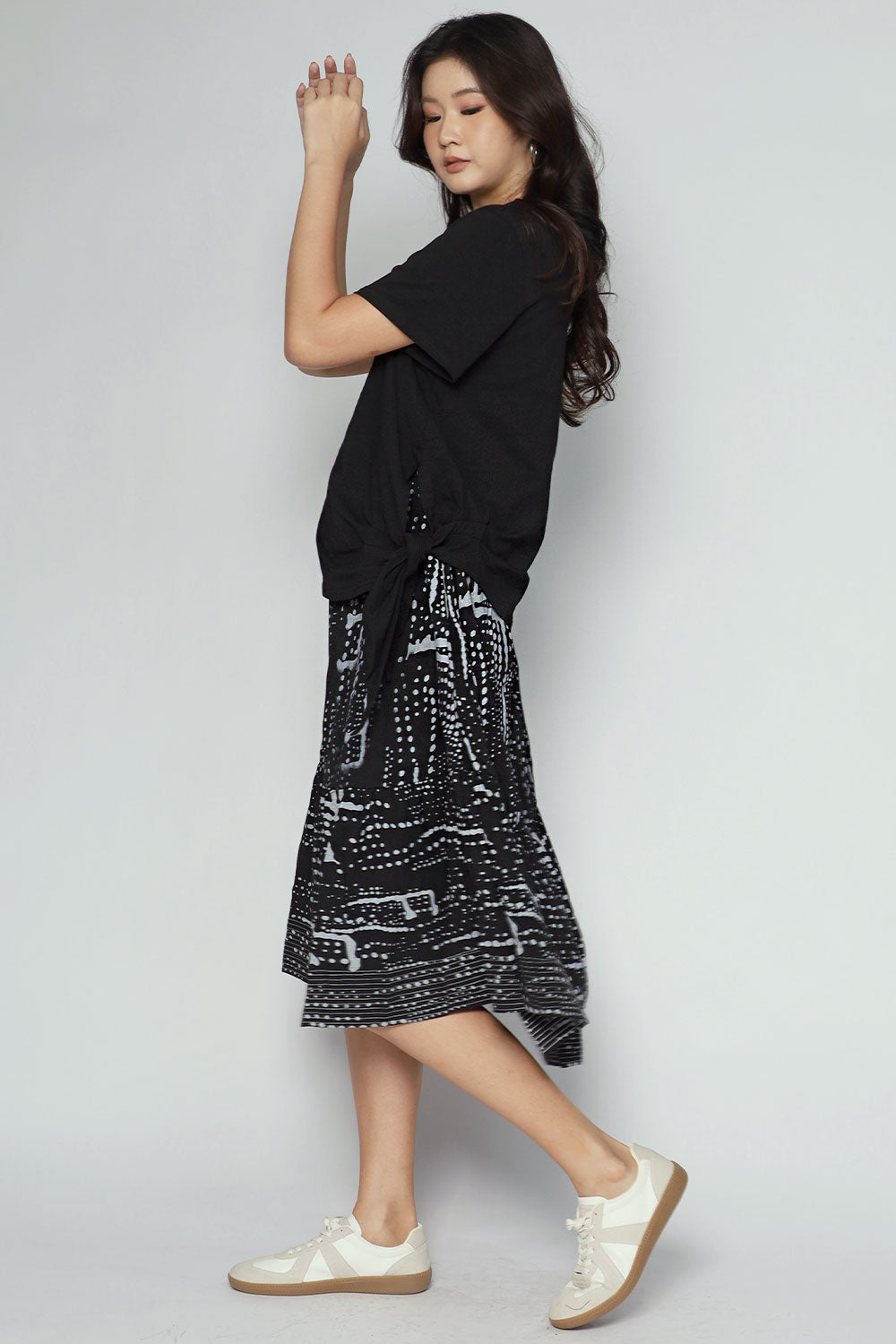 Zion Dress in Dot Rhythm