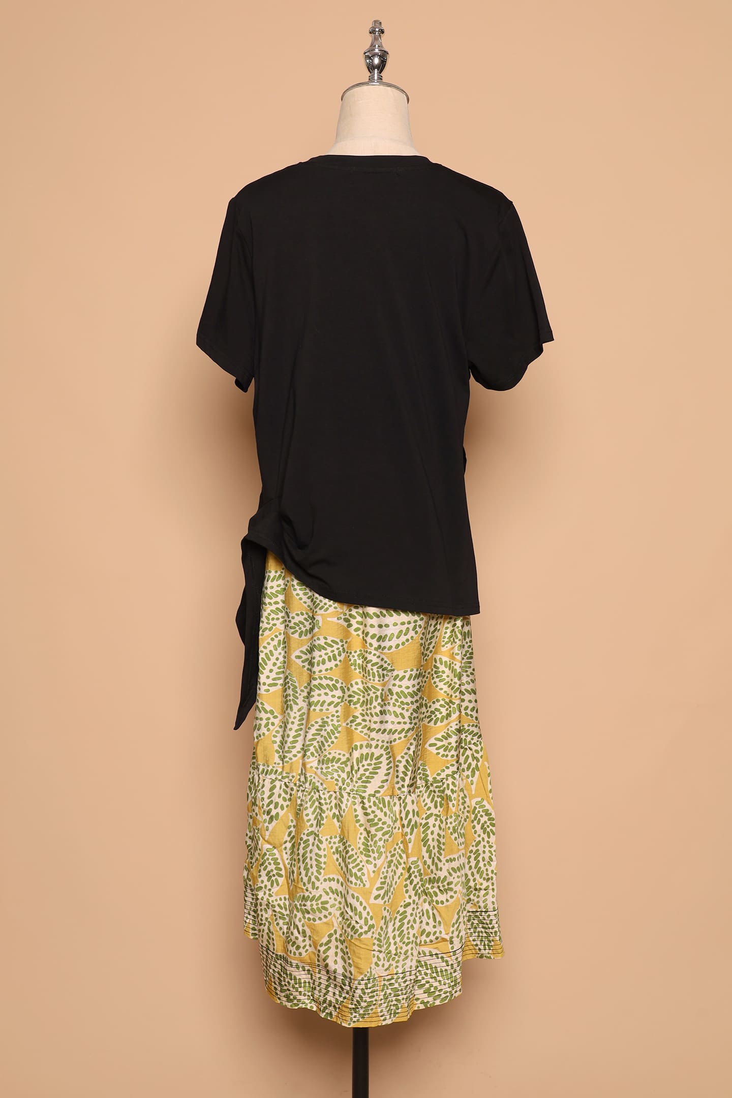 PO - Zion Dress in Green Dots