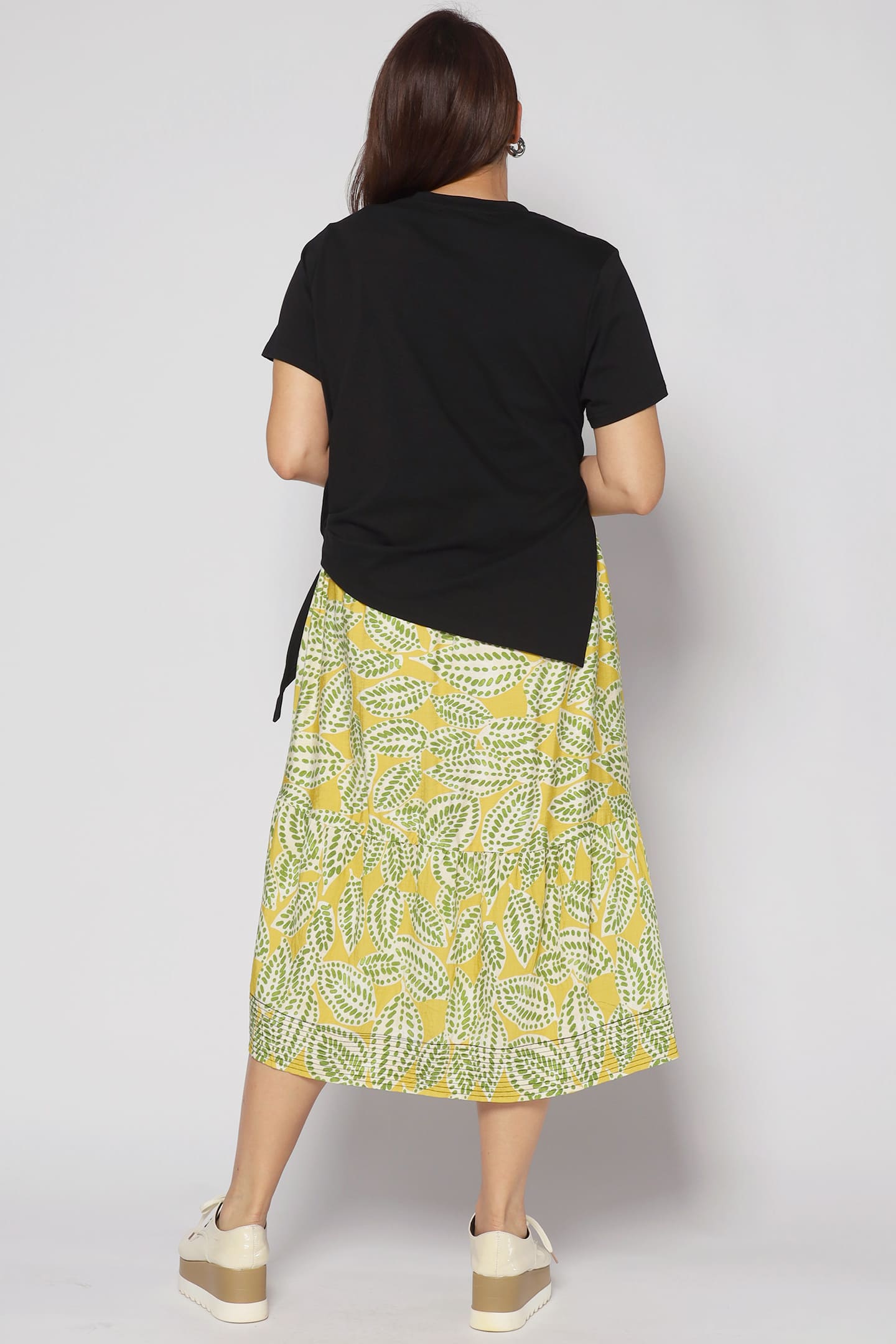 Zion Dress in Green Dots