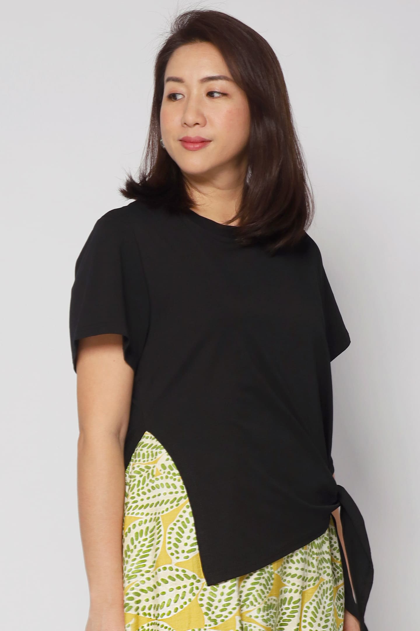 Zion Dress in Green Dots