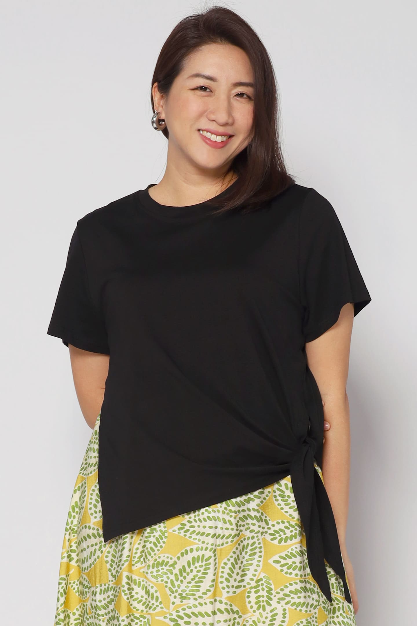 Zion Dress in Green Dots
