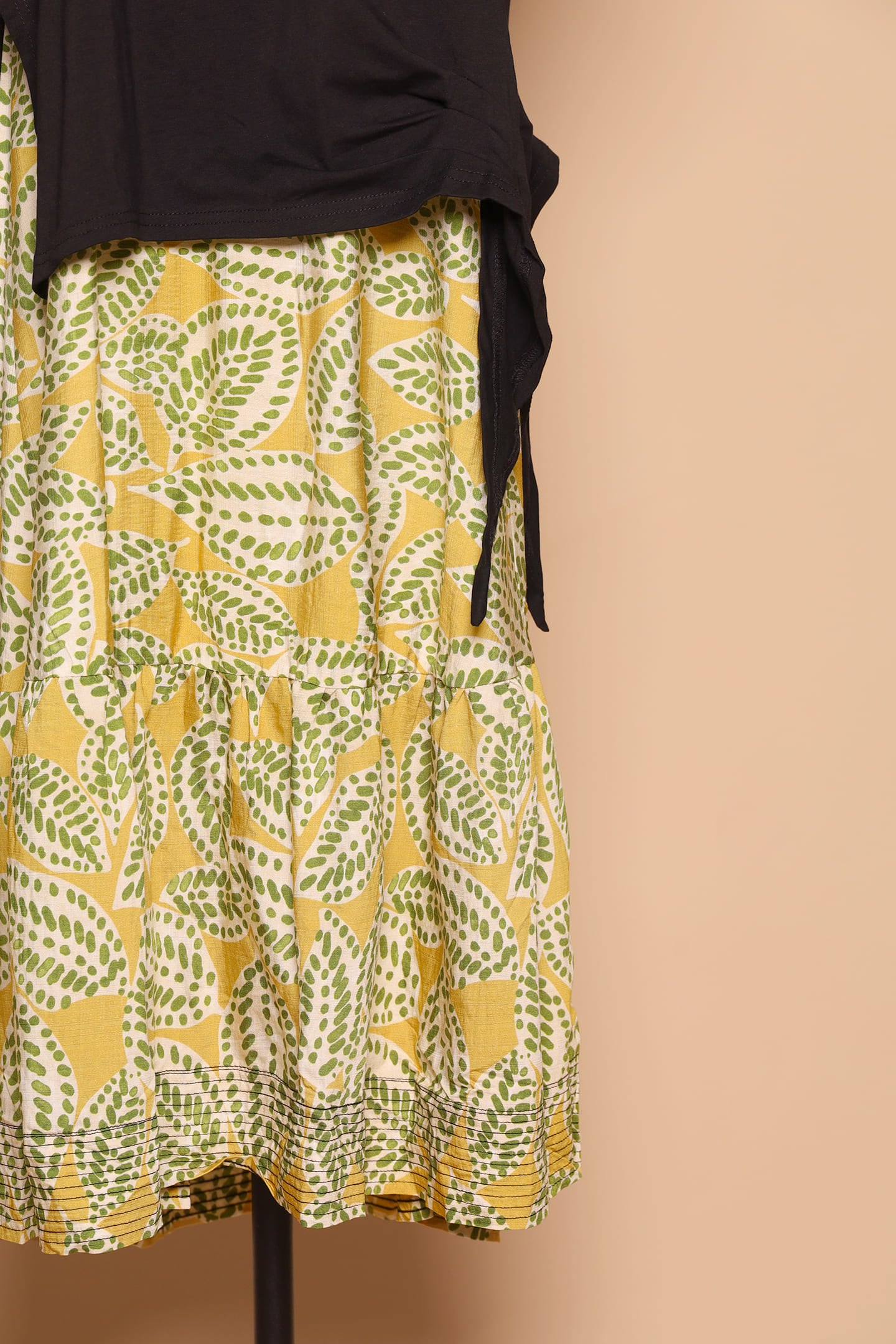 PO - Zion Dress in Green Dots