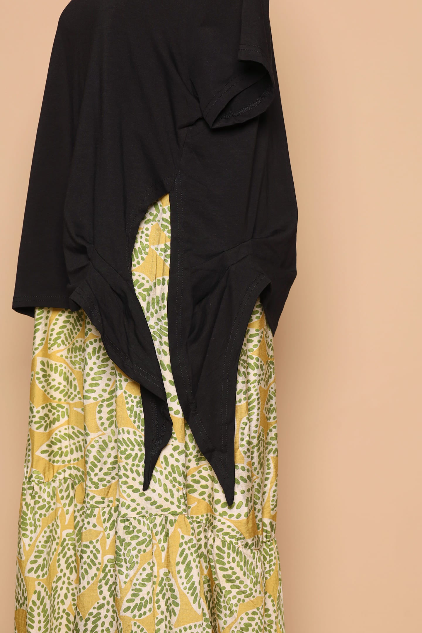 PO - Zion Dress in Green Dots