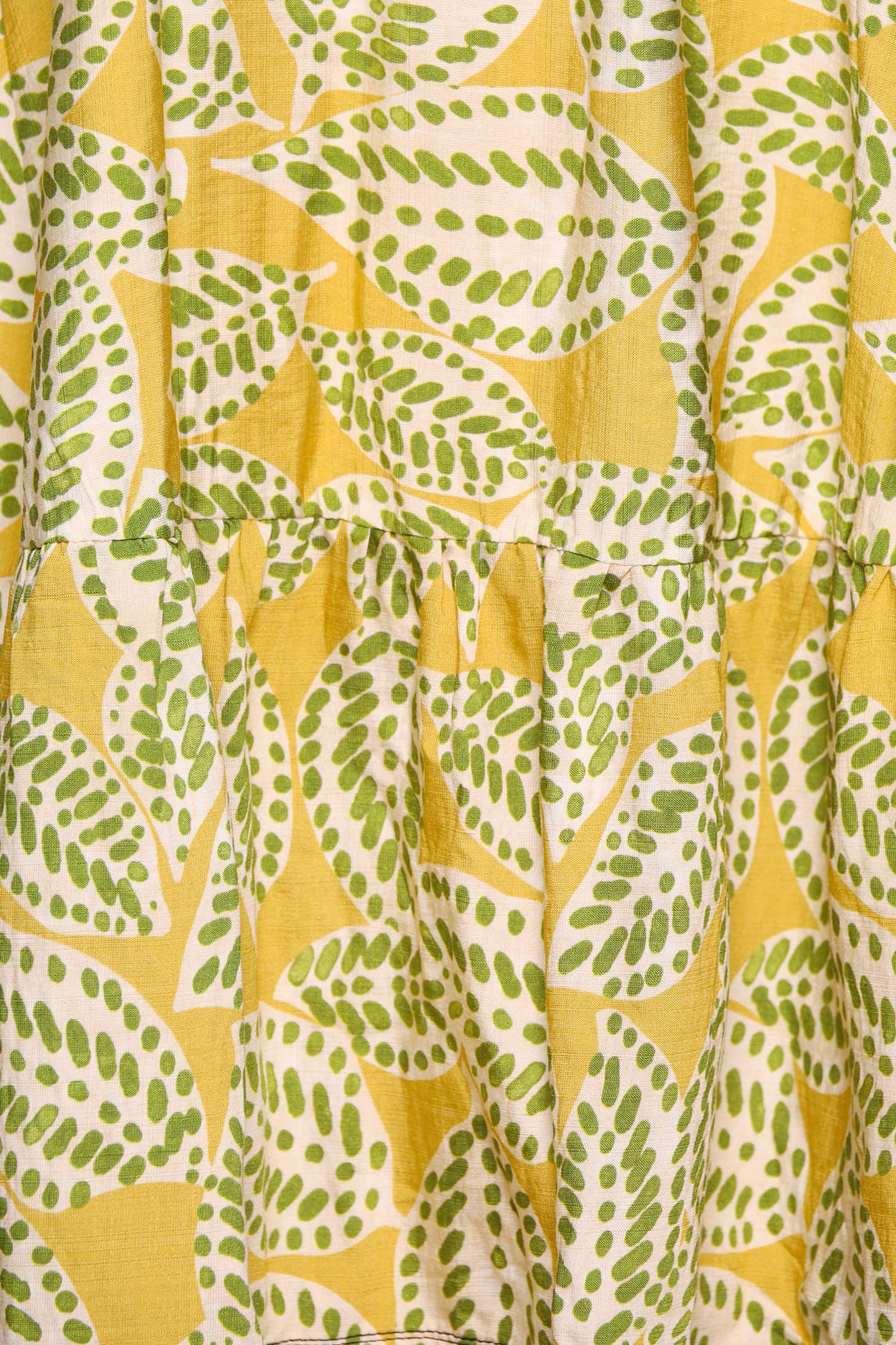PO - Zion Dress in Green Dots