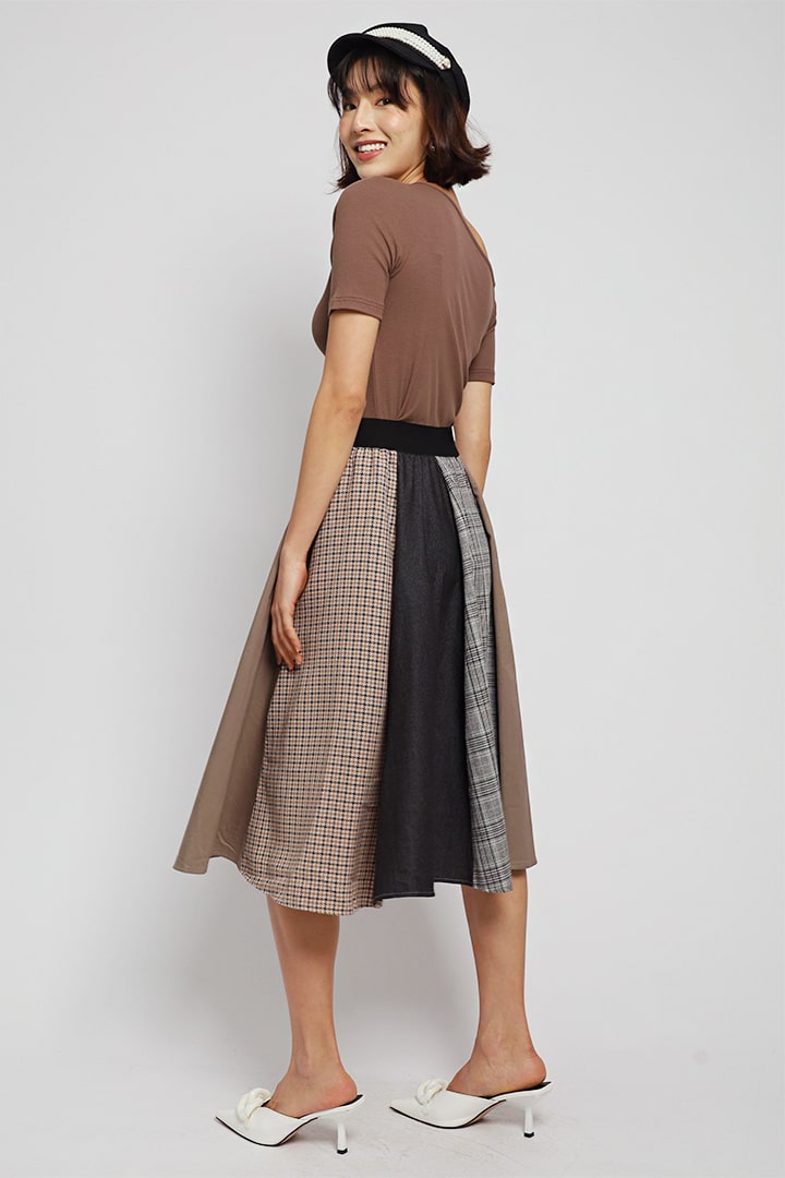 Adelle Patterned Skirt