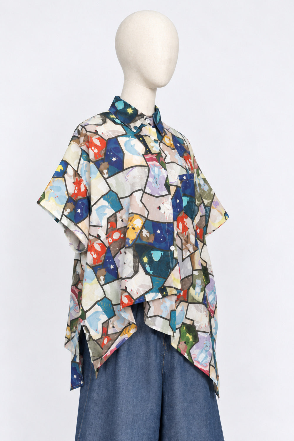 PO - Tisha Colourful Animal Printed Top