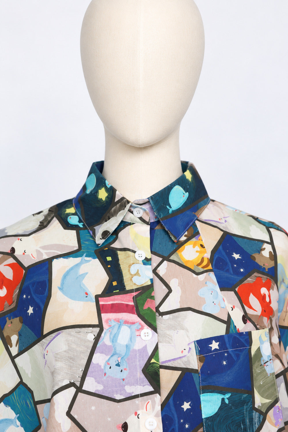 PO - Tisha Colourful Animal Printed Top