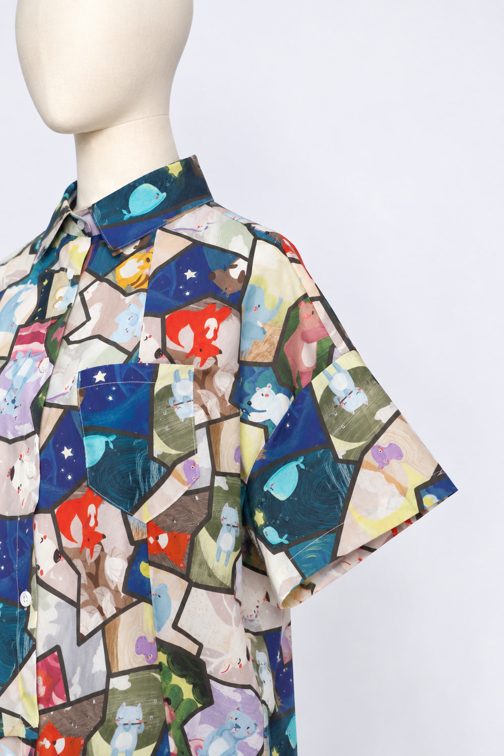 PO - Tisha Colourful Animal Printed Top