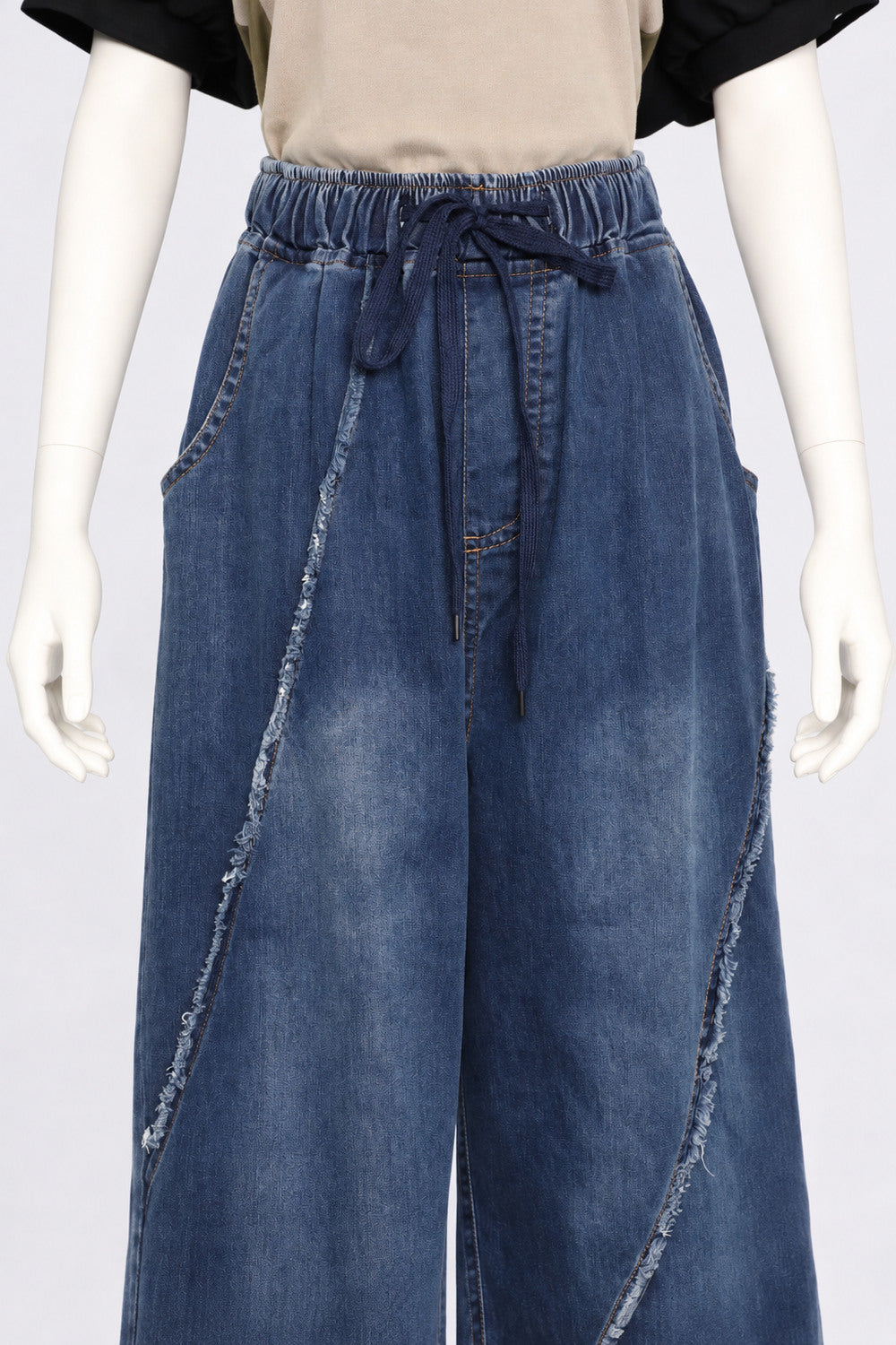 PO - Kelli Denim Pants in Blue