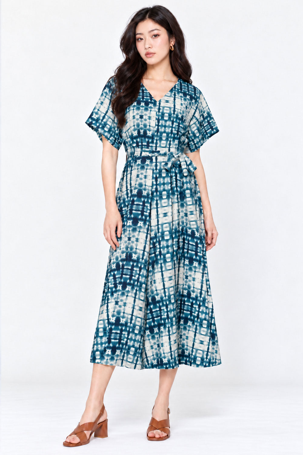 Shirokuro Jumpsuit in Lagoon Drift