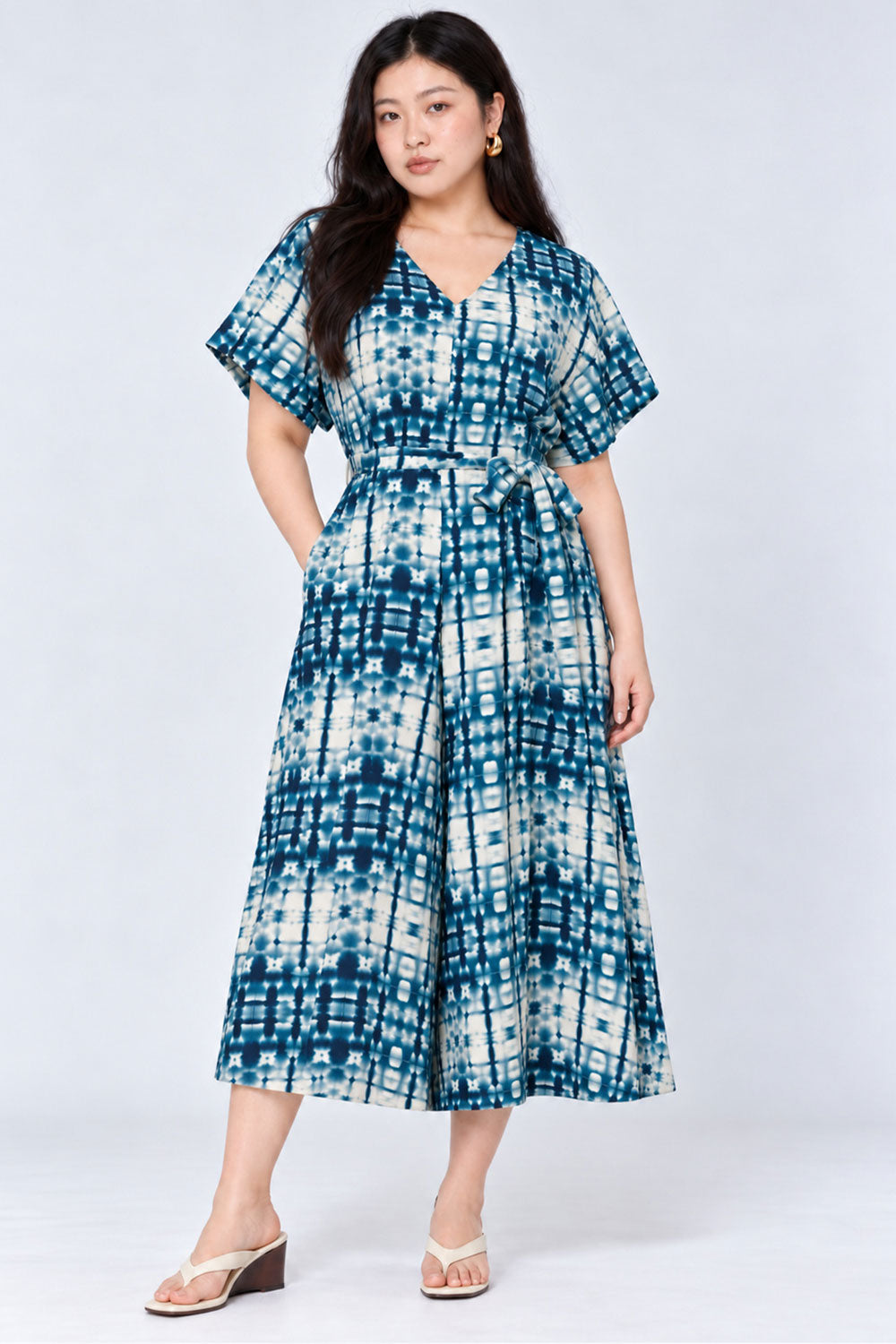 Shirokuro Jumpsuit in Lagoon Drift