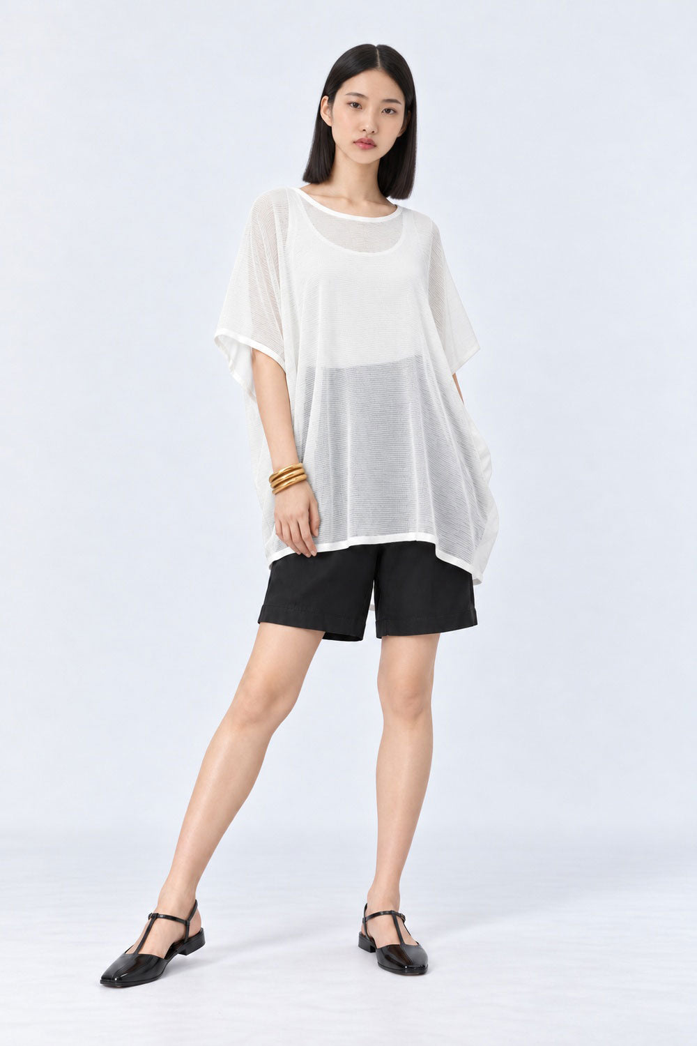 Cora Knit Top in White