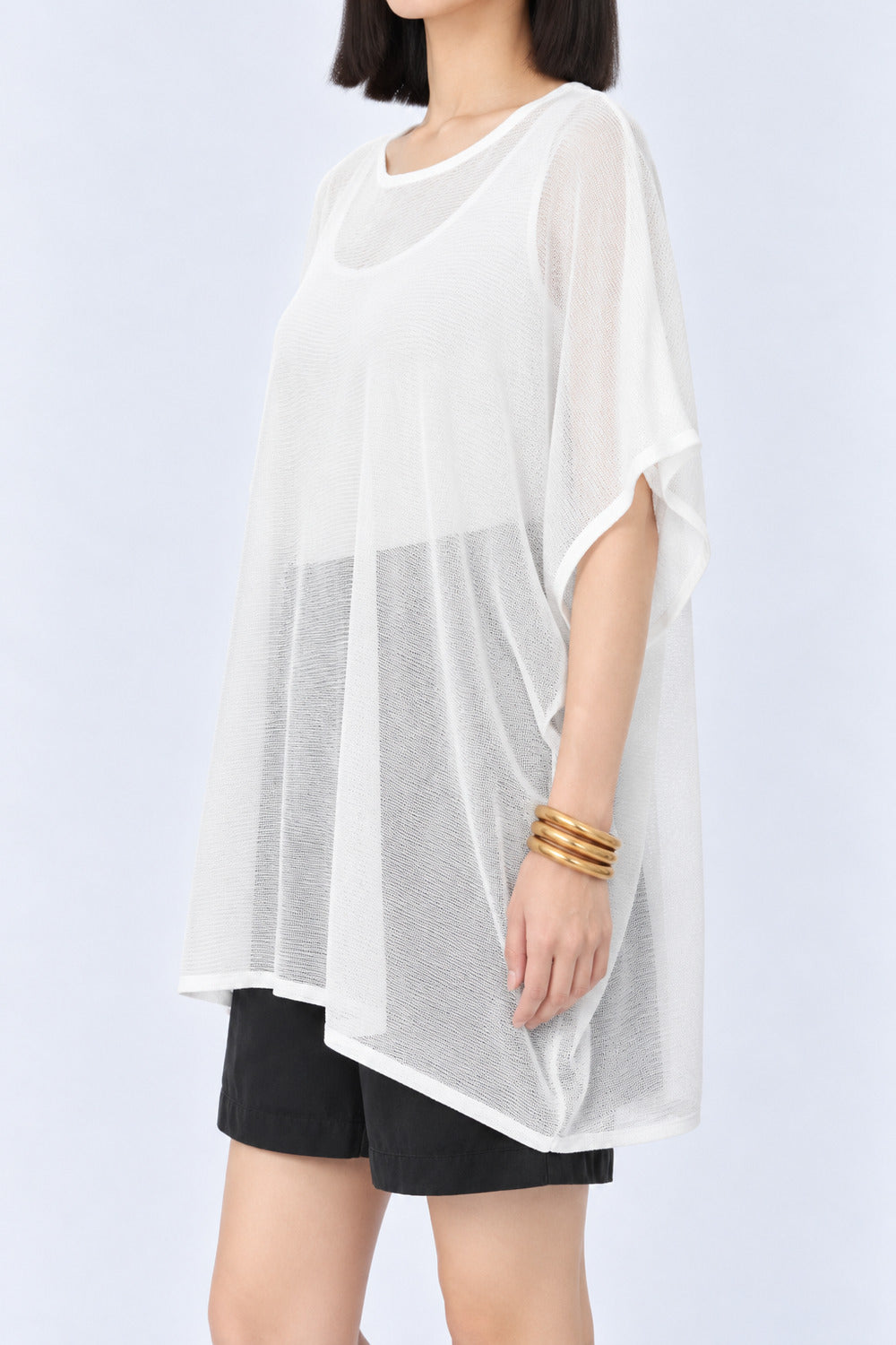 Cora Knit Top in White