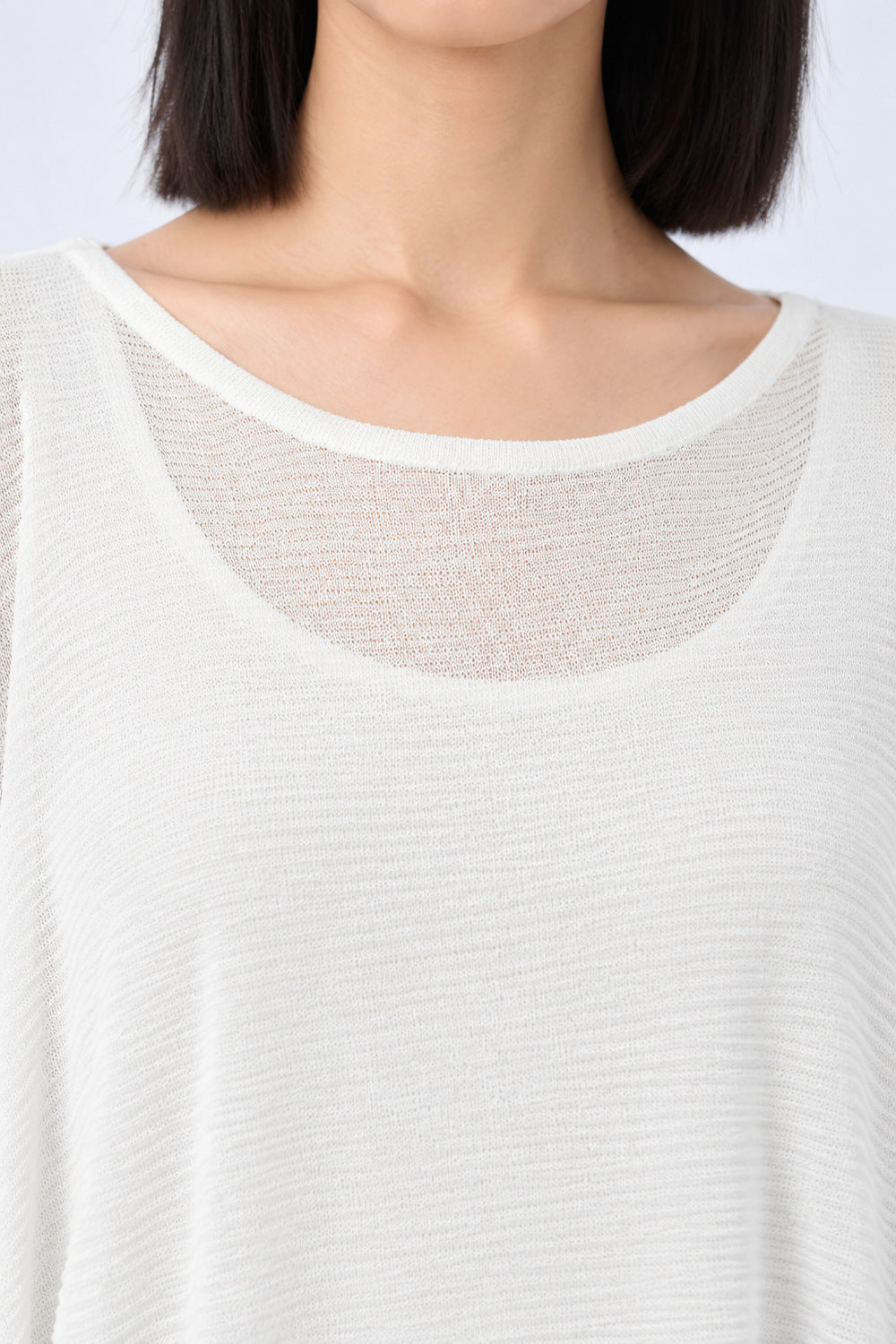 Cora Knit Top in White