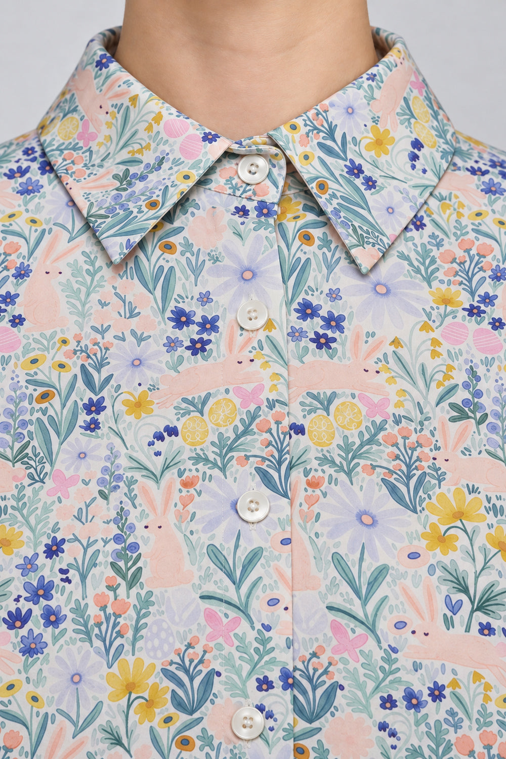 Hans Shirt in Rabbit Meadow