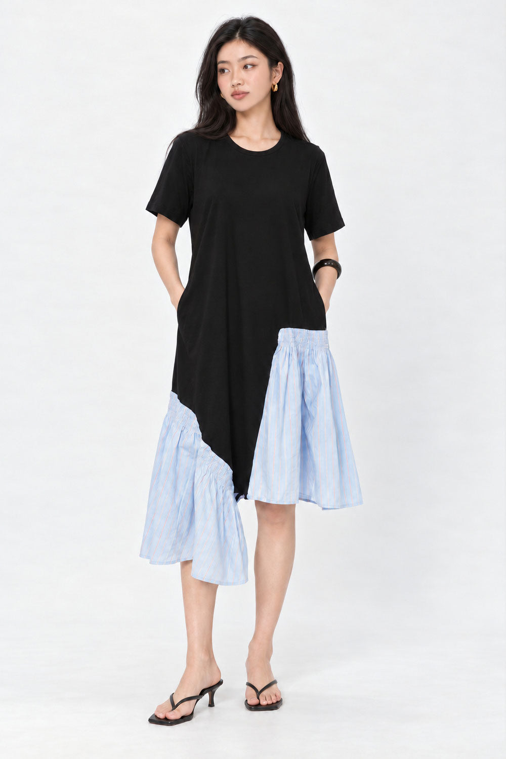 Porto Dress in Seabreeze Stripes