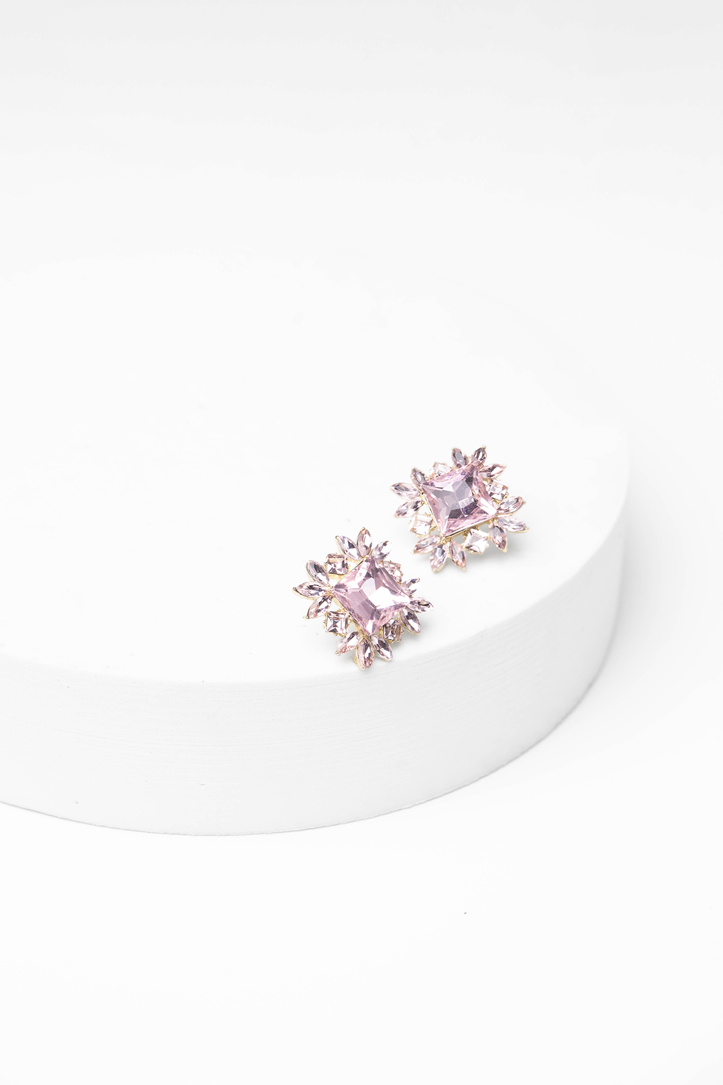 Viola Diamond Floral Earrings