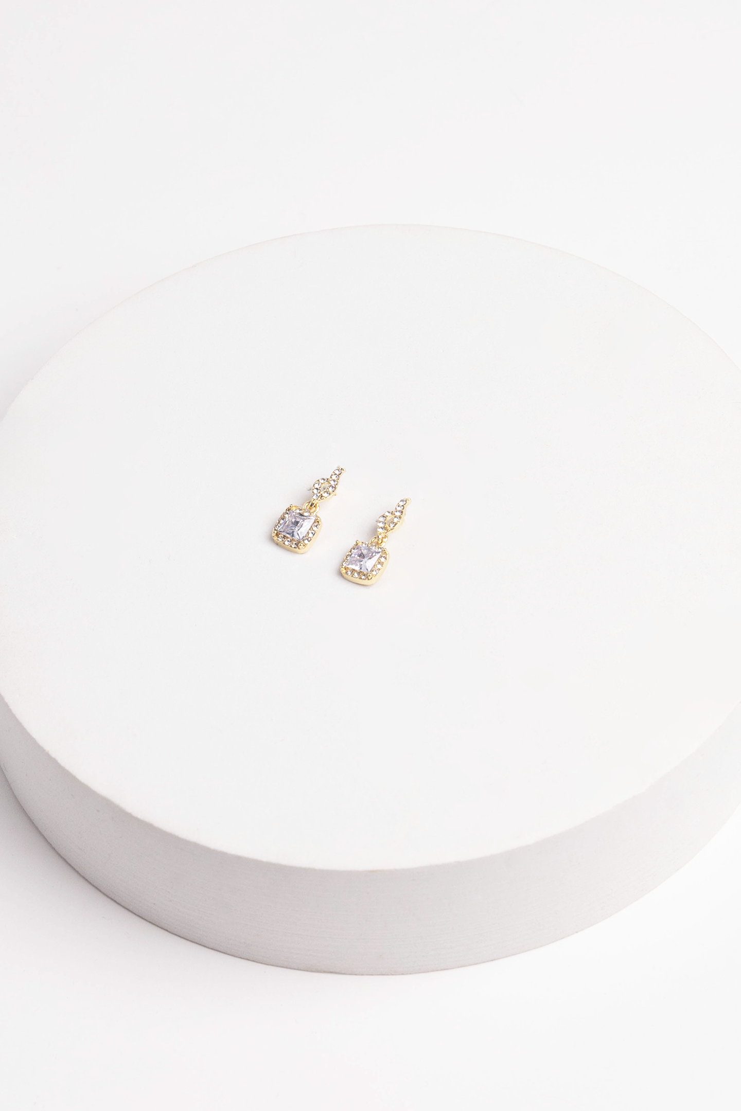 Edmund Square Embellished Earrings