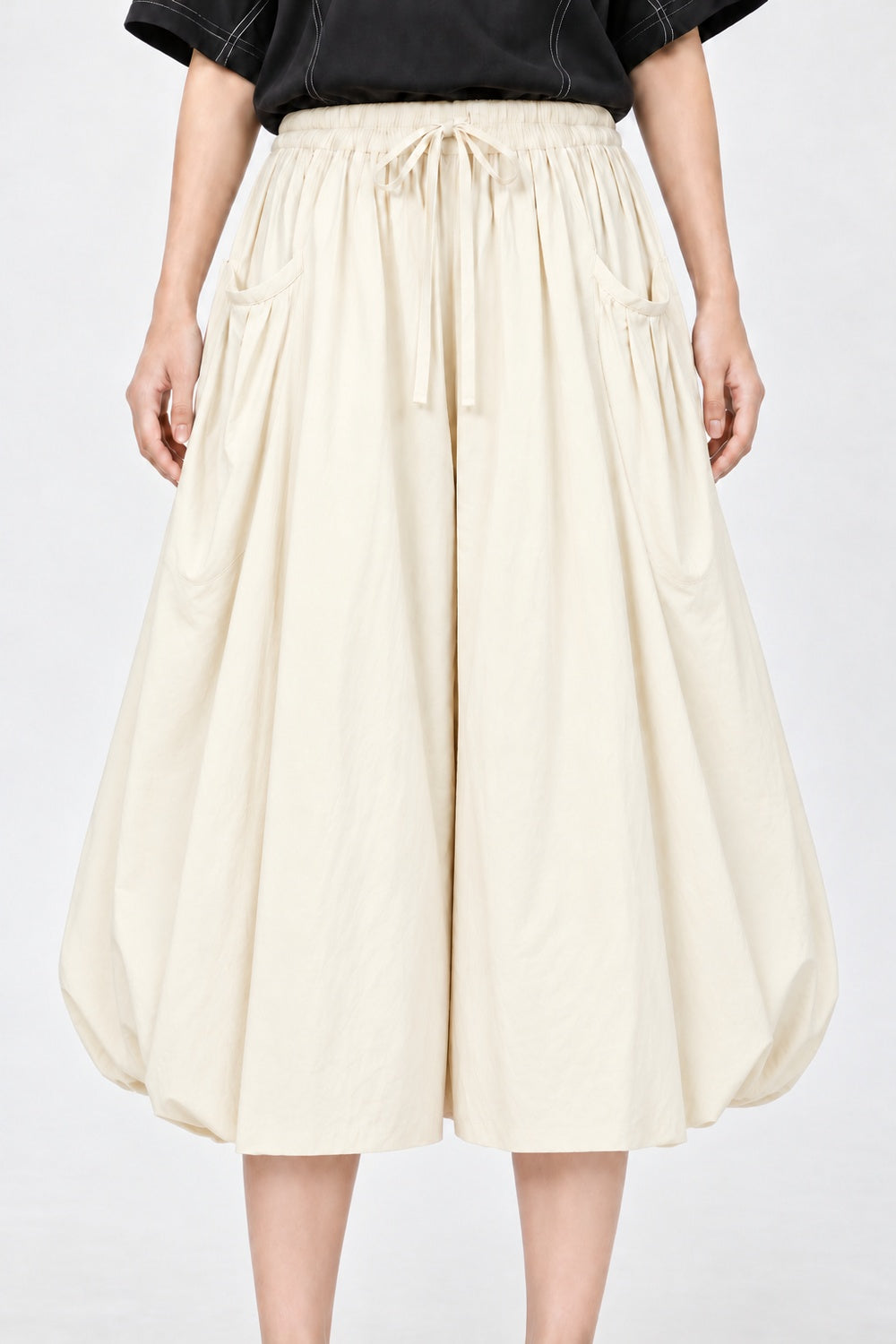 Vivien Bubble Culottes in Cream