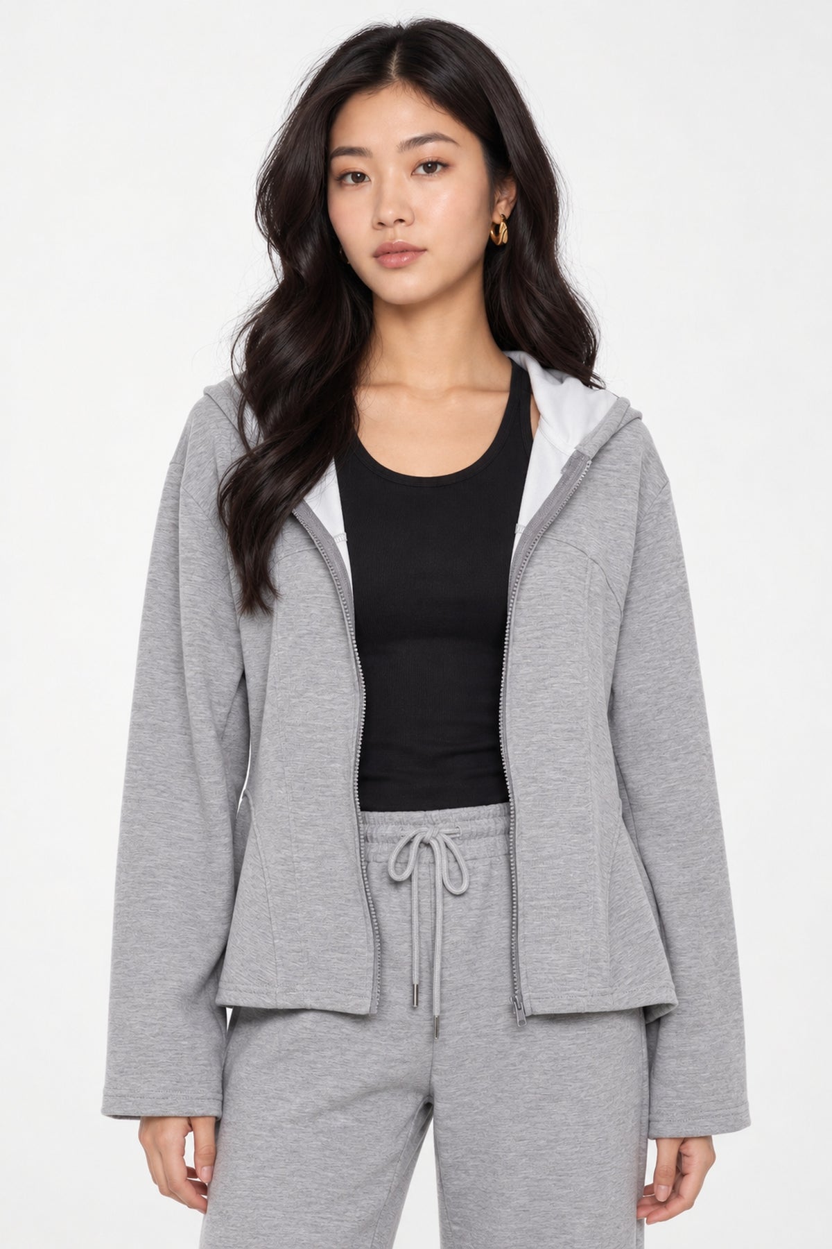 JOY - Paradise 2 in 1 Hoodie and Pants Set in Grey