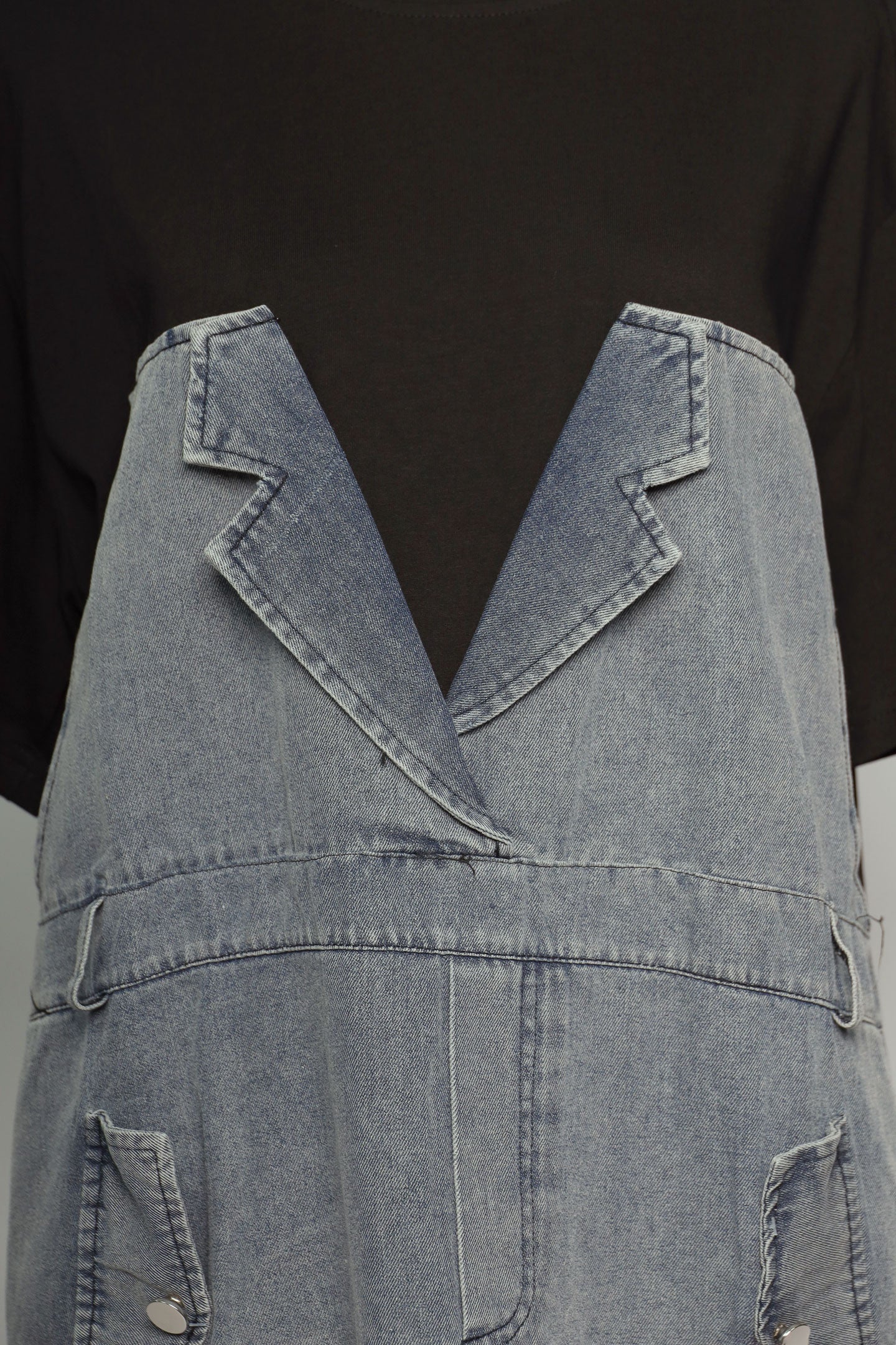 PO - Carlis Tshirt Denim Dress