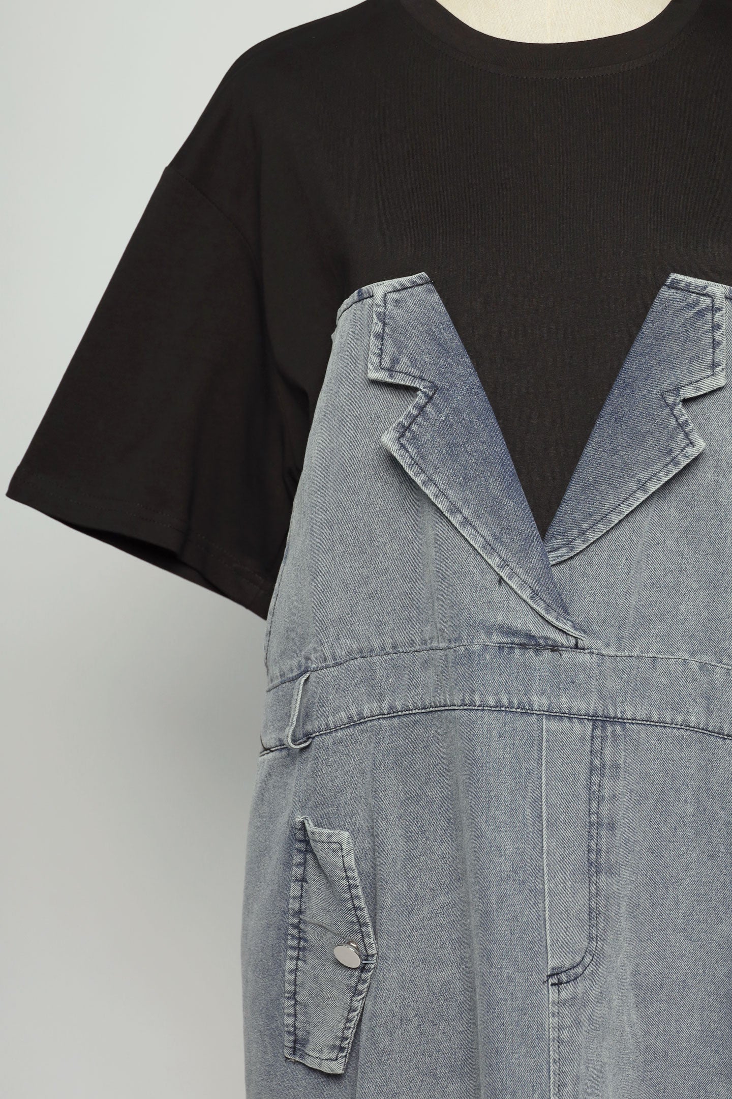 PO - Carlis Tshirt Denim Dress