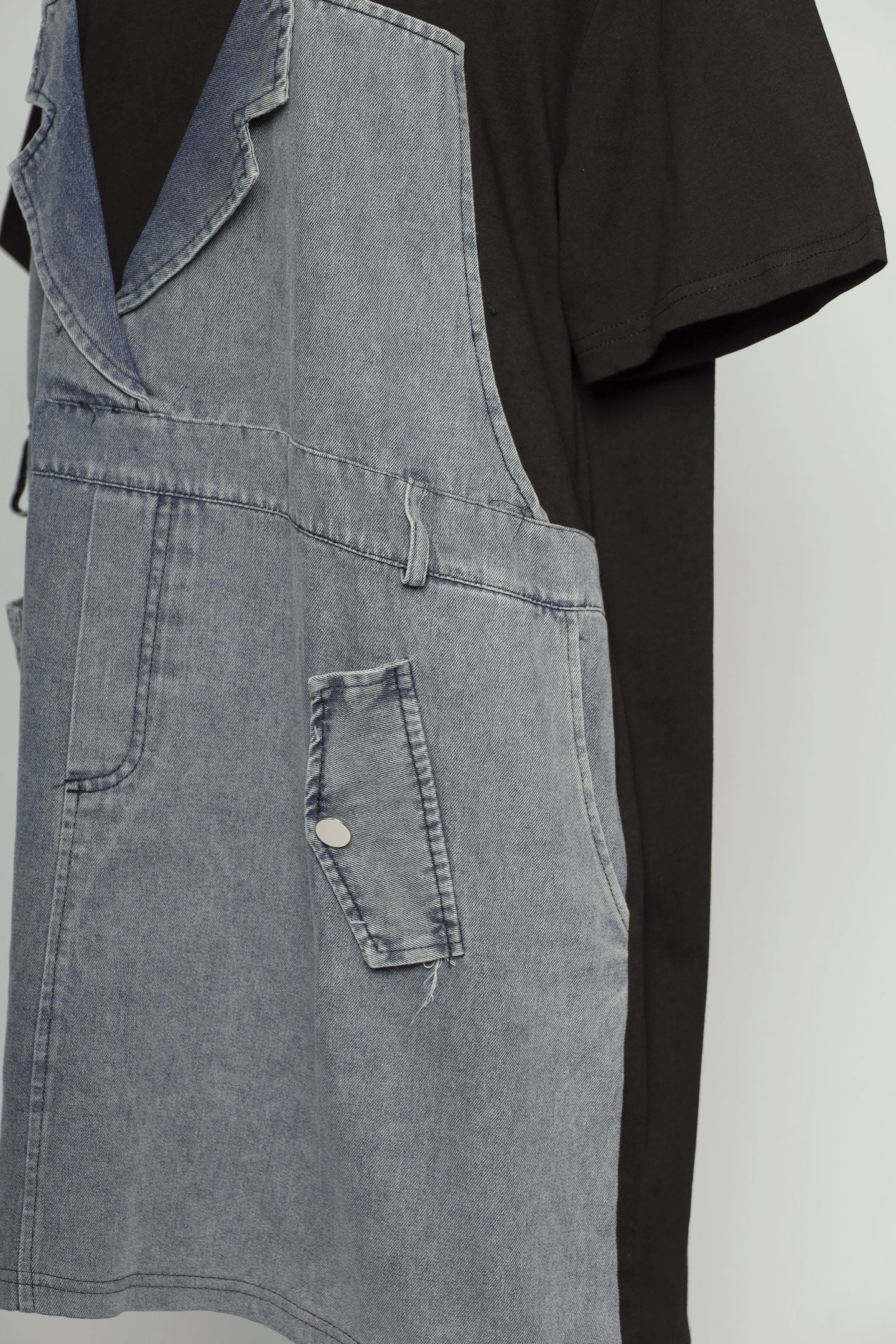 PO - Carlis Tshirt Denim Dress