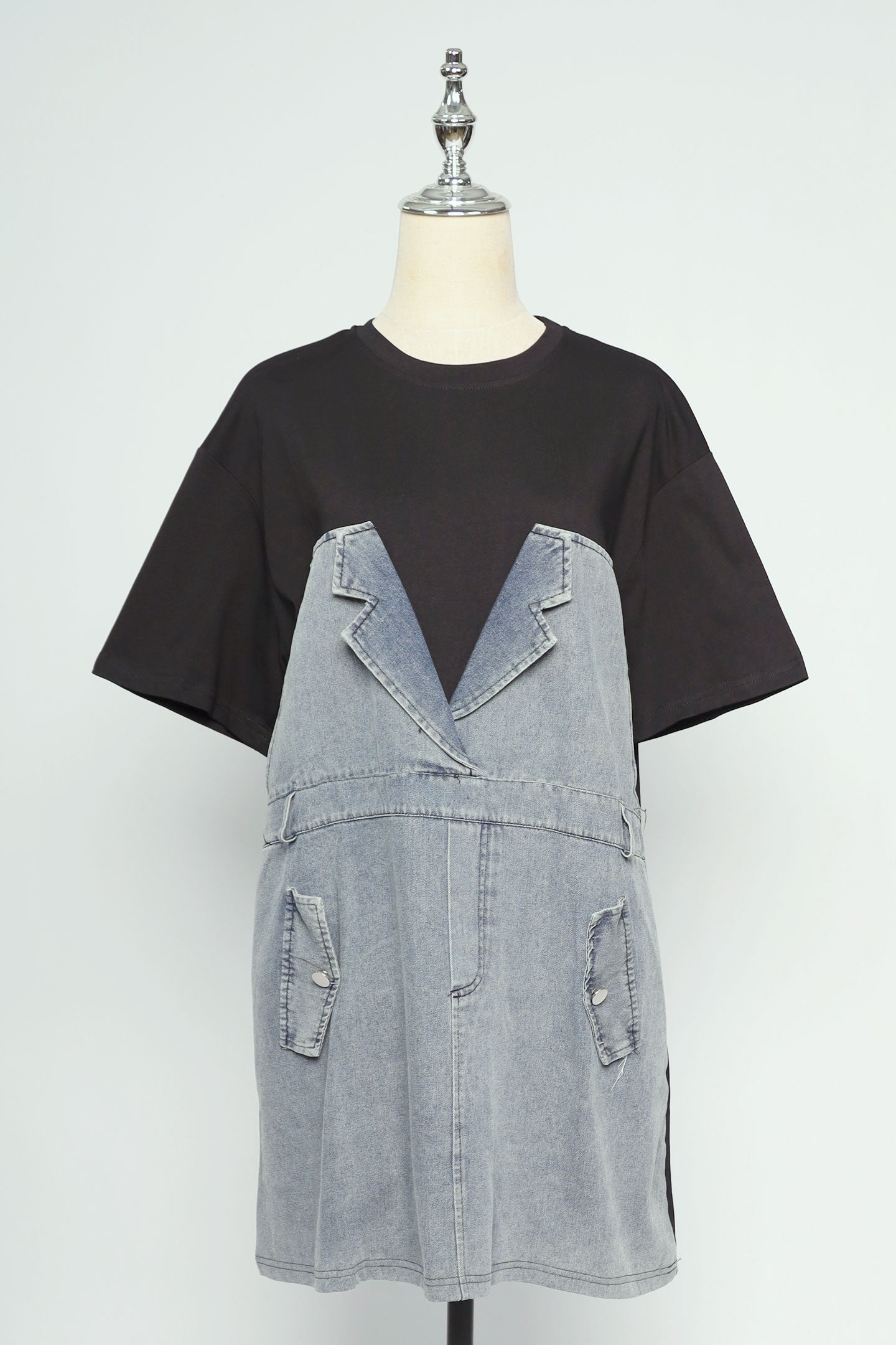 PO - Carlis Tshirt Denim Dress
