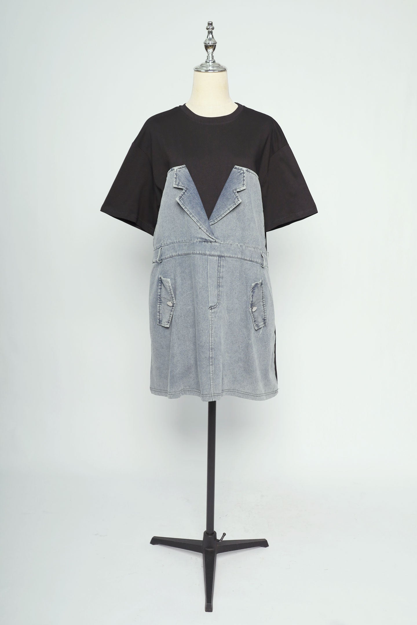 PO - Carlis Tshirt Denim Dress