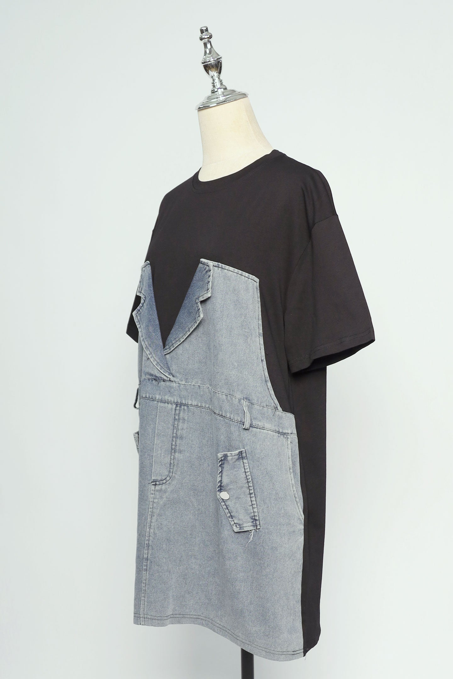 PO - Carlis Tshirt Denim Dress