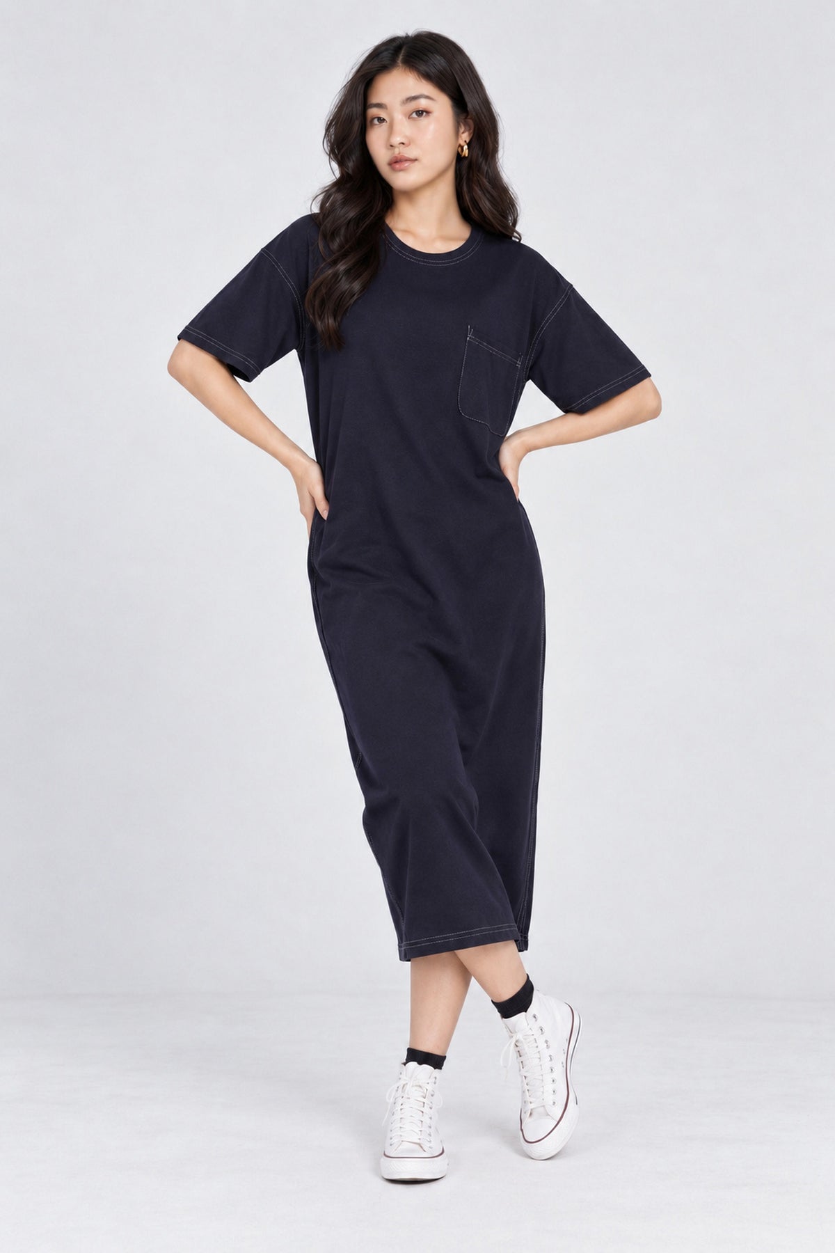 JOY - Vespera Pocket Dress in Blue