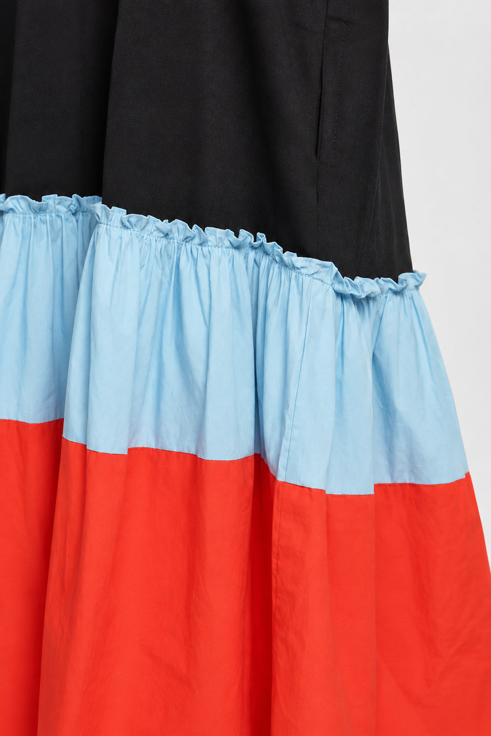 Estella Dress in Blue Orange