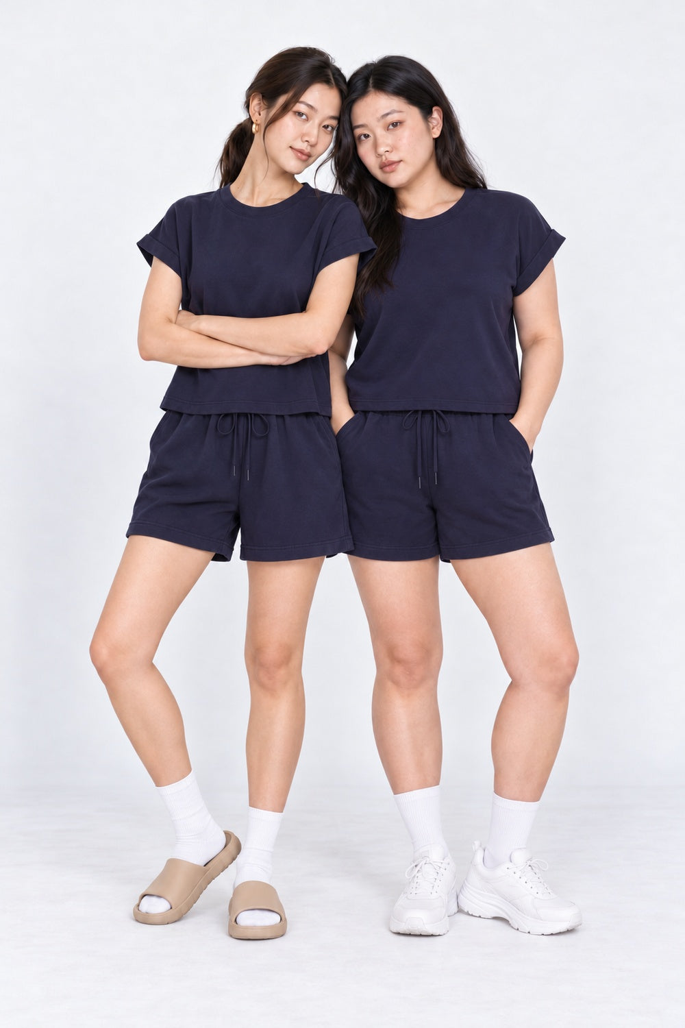 JOY - Play Day 2 in 1 Shorts Set in Blue
