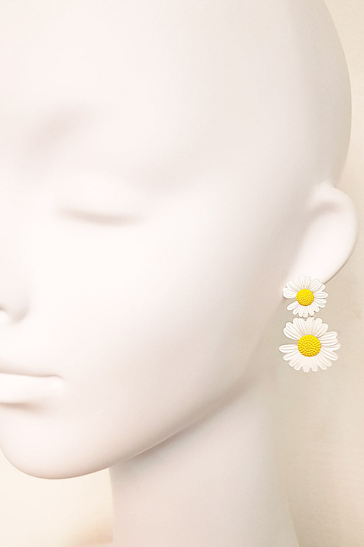 Twin Sunflower Earrings