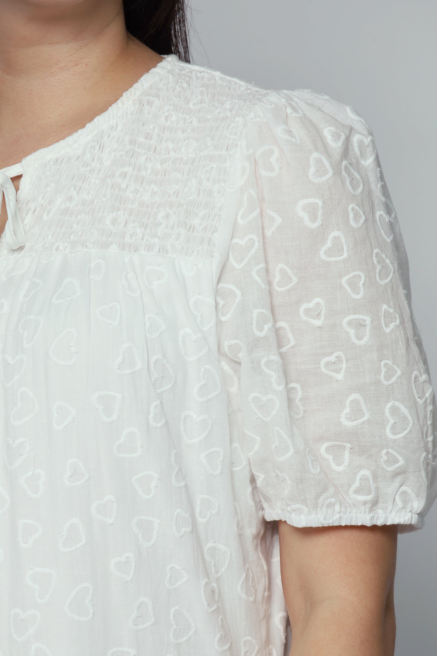 Alina Dress in Heart Crochet