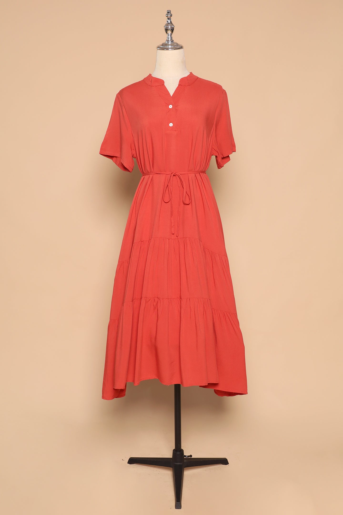 PO - Amarisa Dress in Burnt Orange