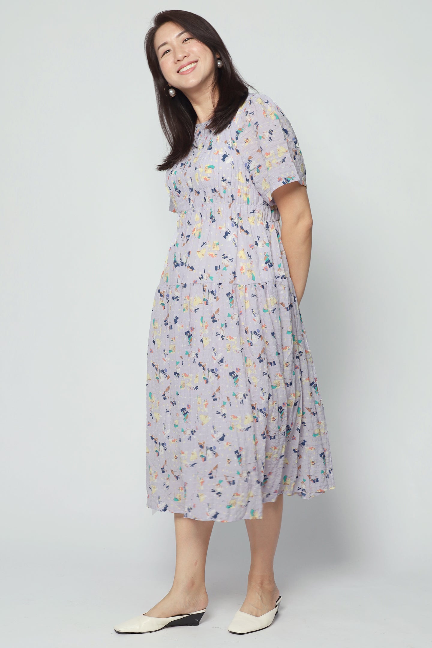 Astha Dress in Purple Dream