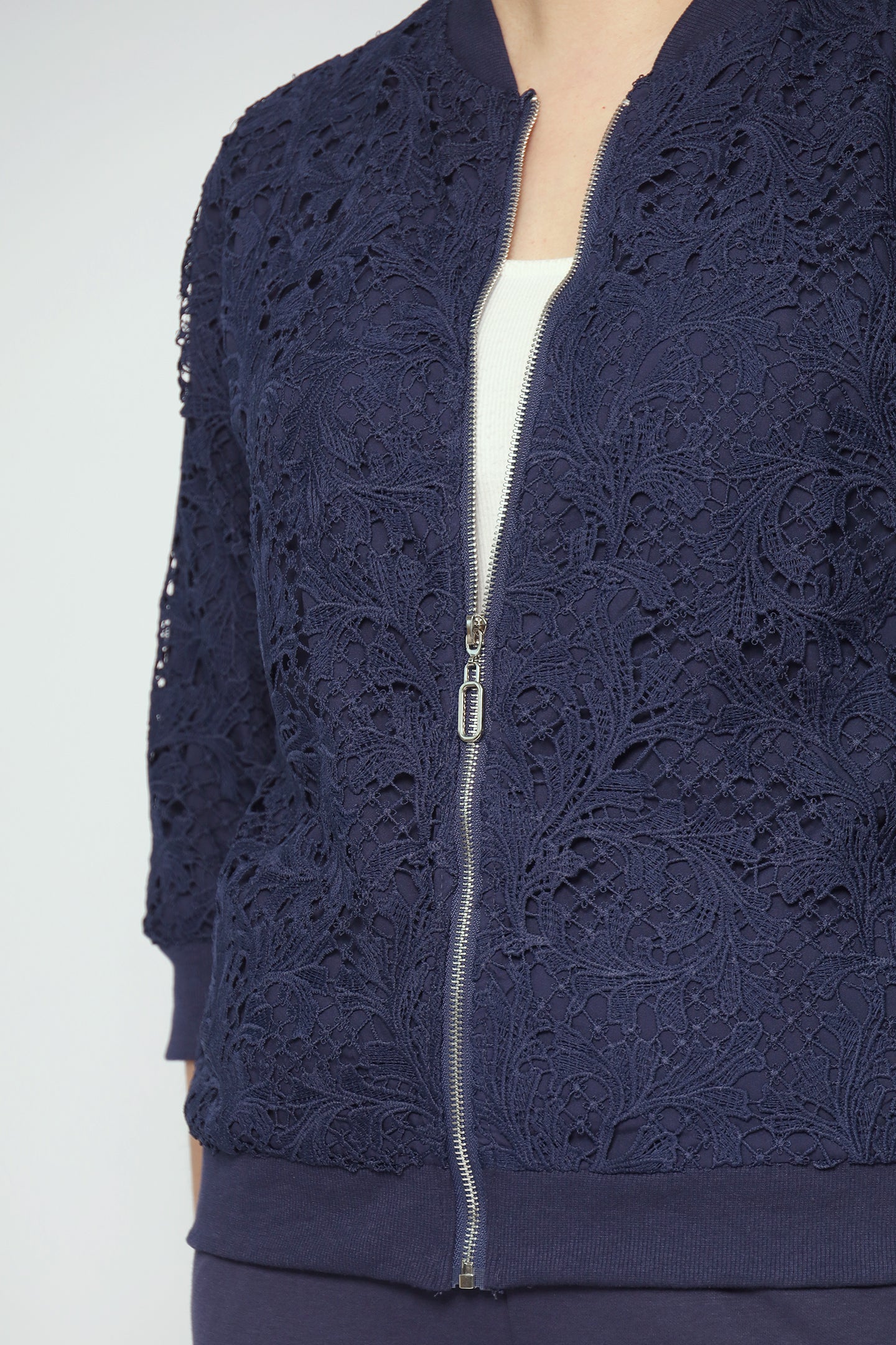 Aubrey Jacket in Blue Lace