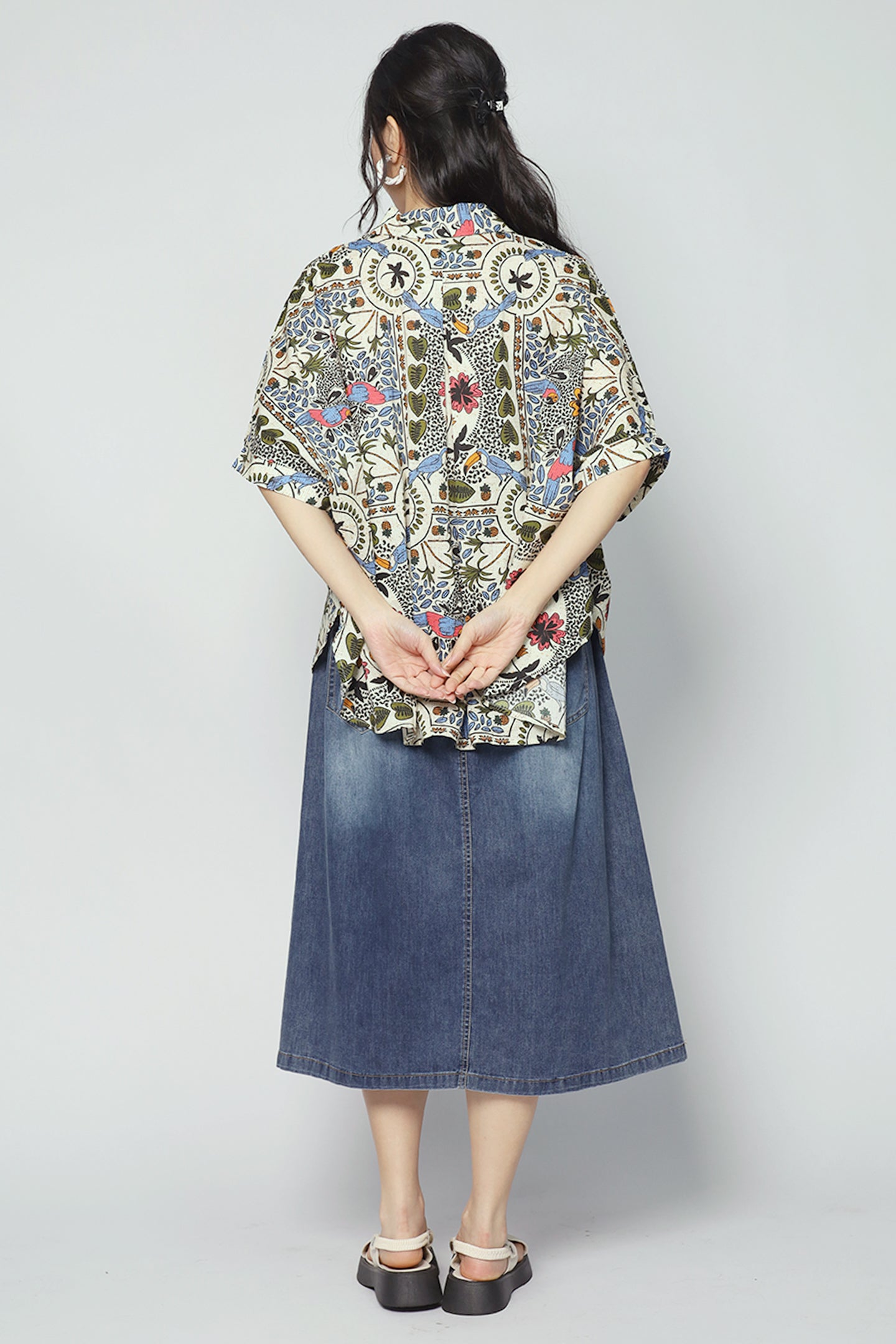 Avo Shirt in Parrot Petal